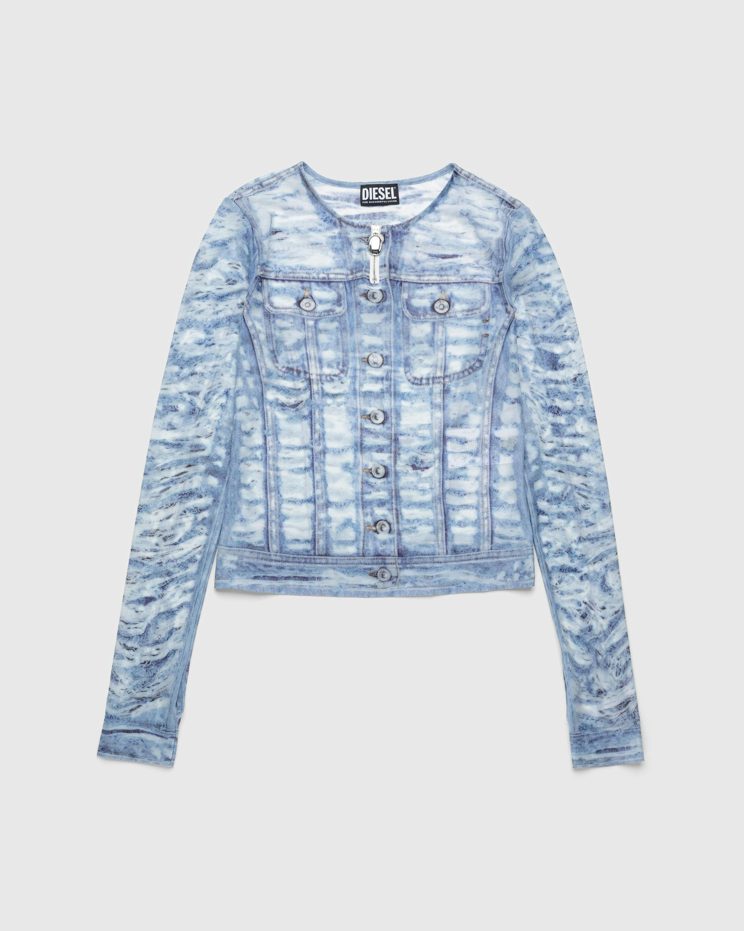 Diesel - T-Clauzi-H2 Top Light Blue - Clothing - Blue - Image 1