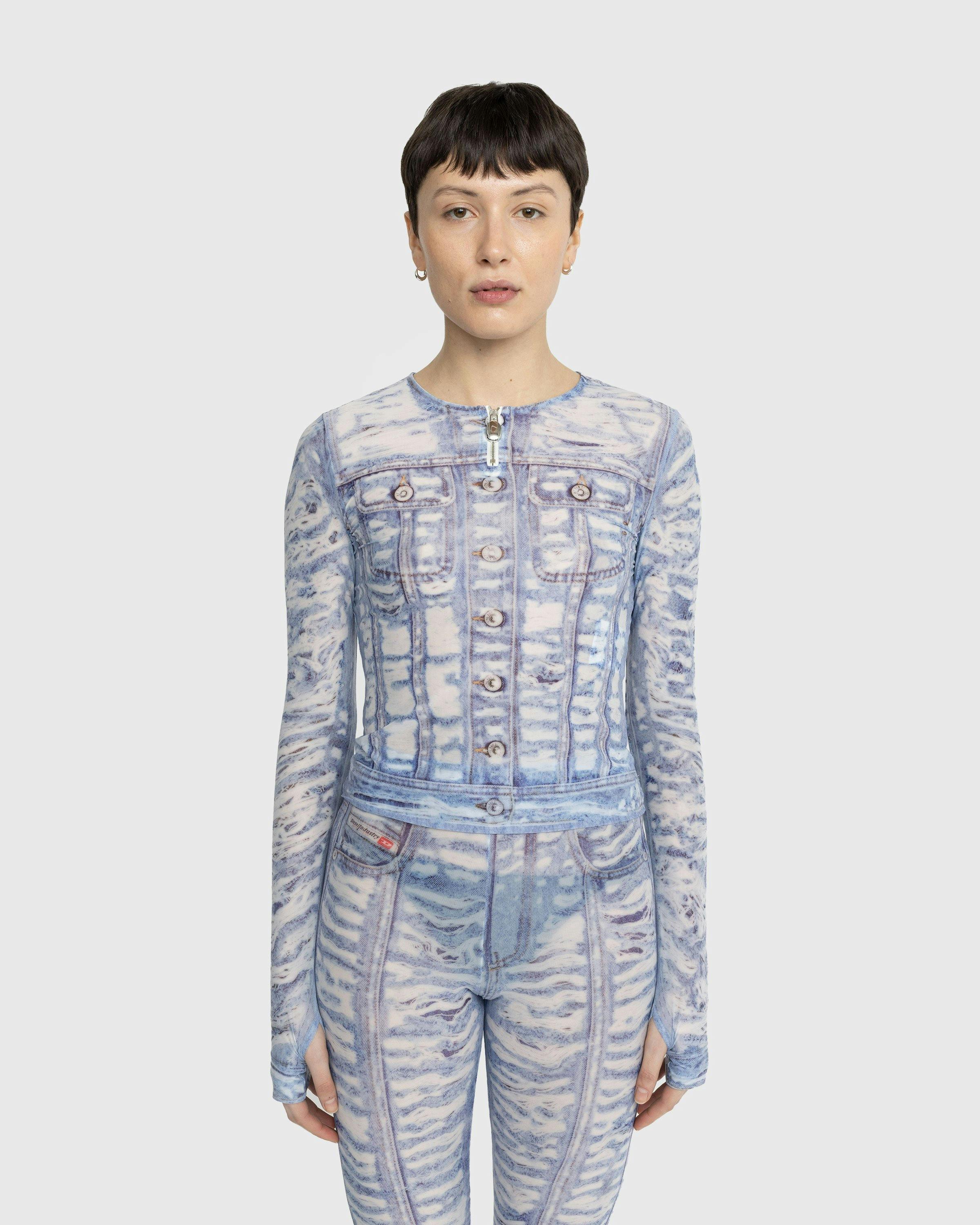 Diesel - T-Clauzi-H2 Top Light Blue - Clothing - Blue - Image 2