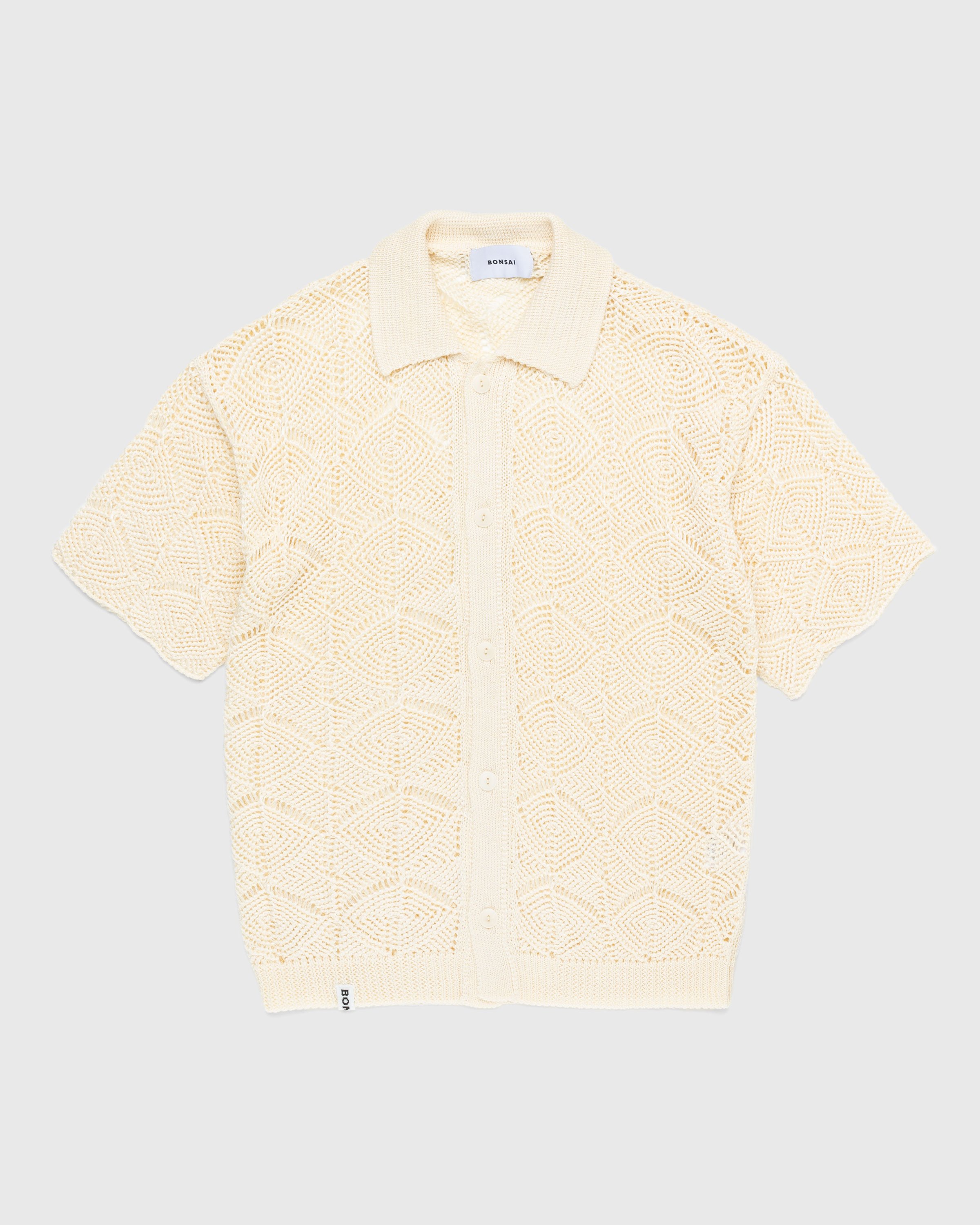 Bonsai - Keyhole Shirt Ivory - Clothing - Beige - Image 1