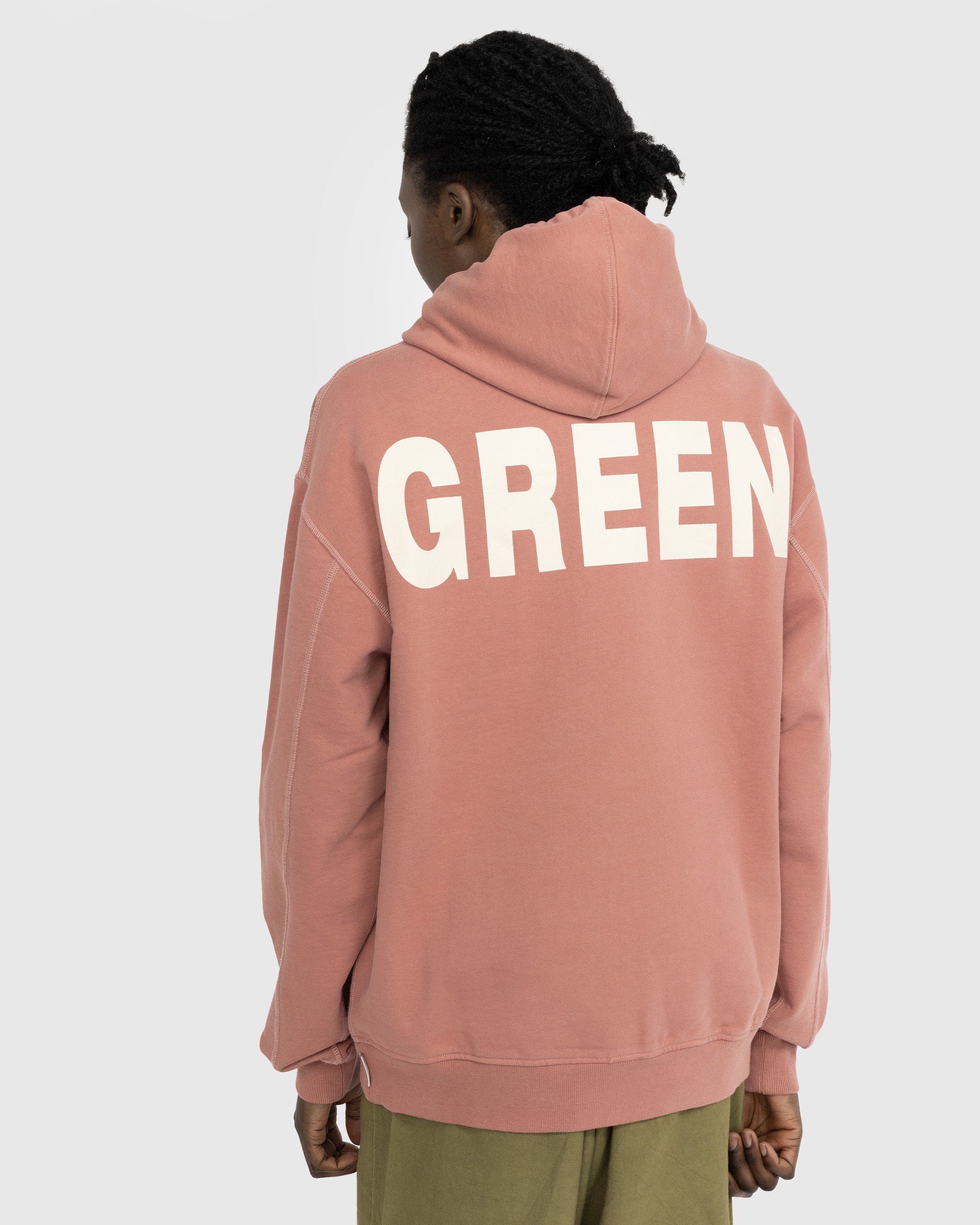 Highsnobiety - Upcycled Pale Pink Hoodie - Clothing - Pink - Image 7