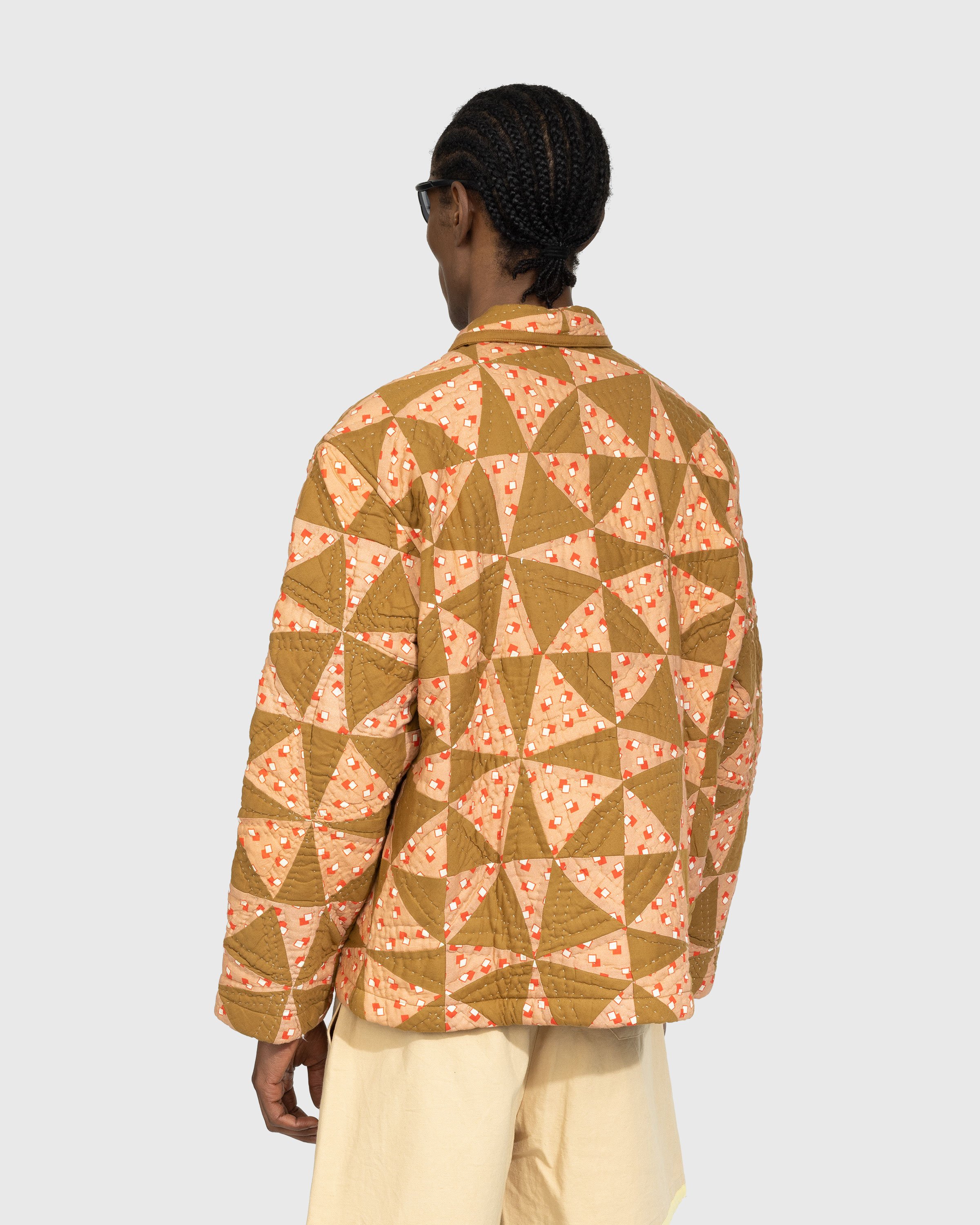 Bode - Kaleidoscope Quilt Jacket - Clothing - Pink - Image 3