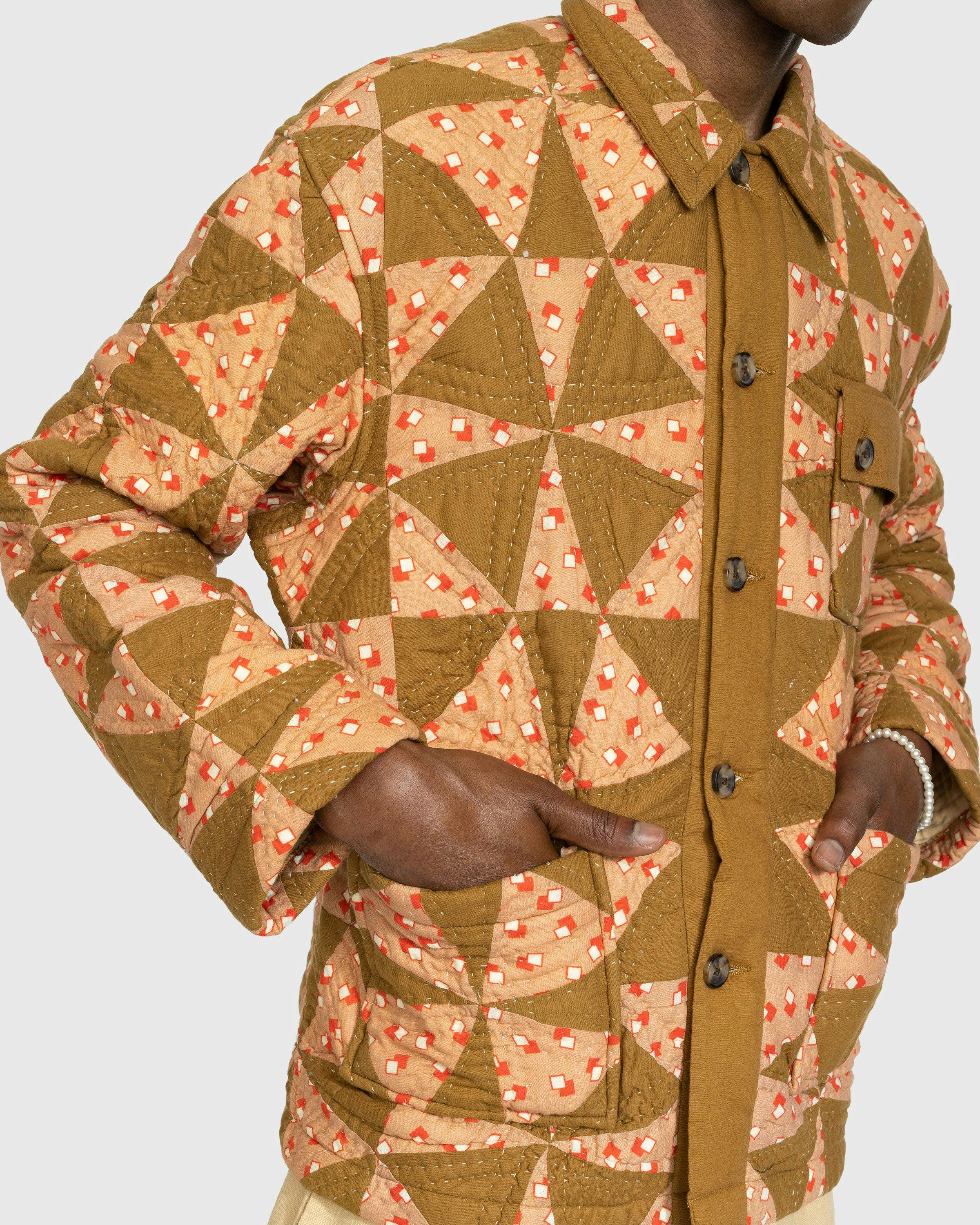 Bode - Kaleidoscope Quilt Jacket - Clothing - Pink - Image 4