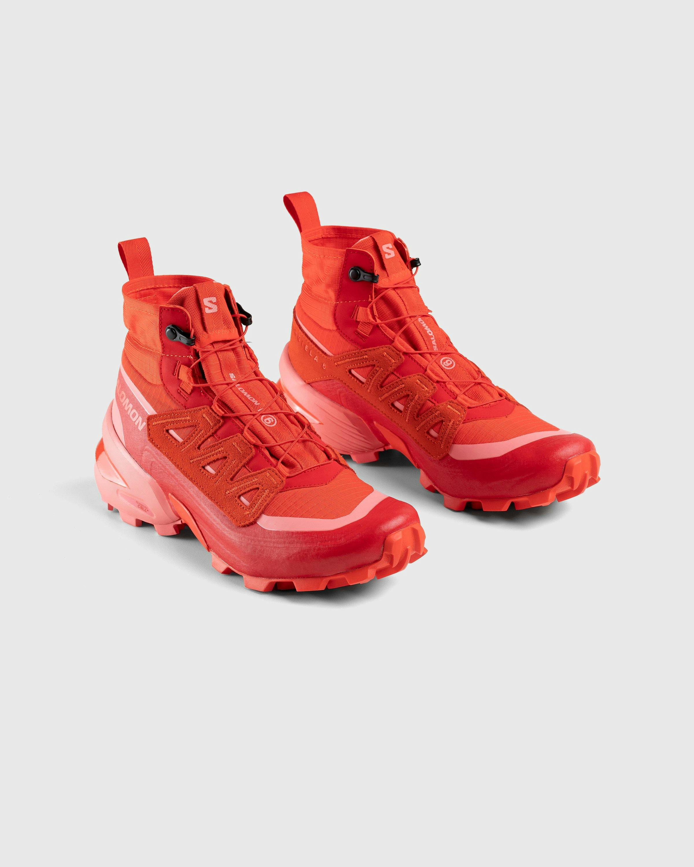 MM6 Maison Margiela x Salomon - Cross High Fiery Red/Tea Rose/Salsa - Footwear - Red - Image 3