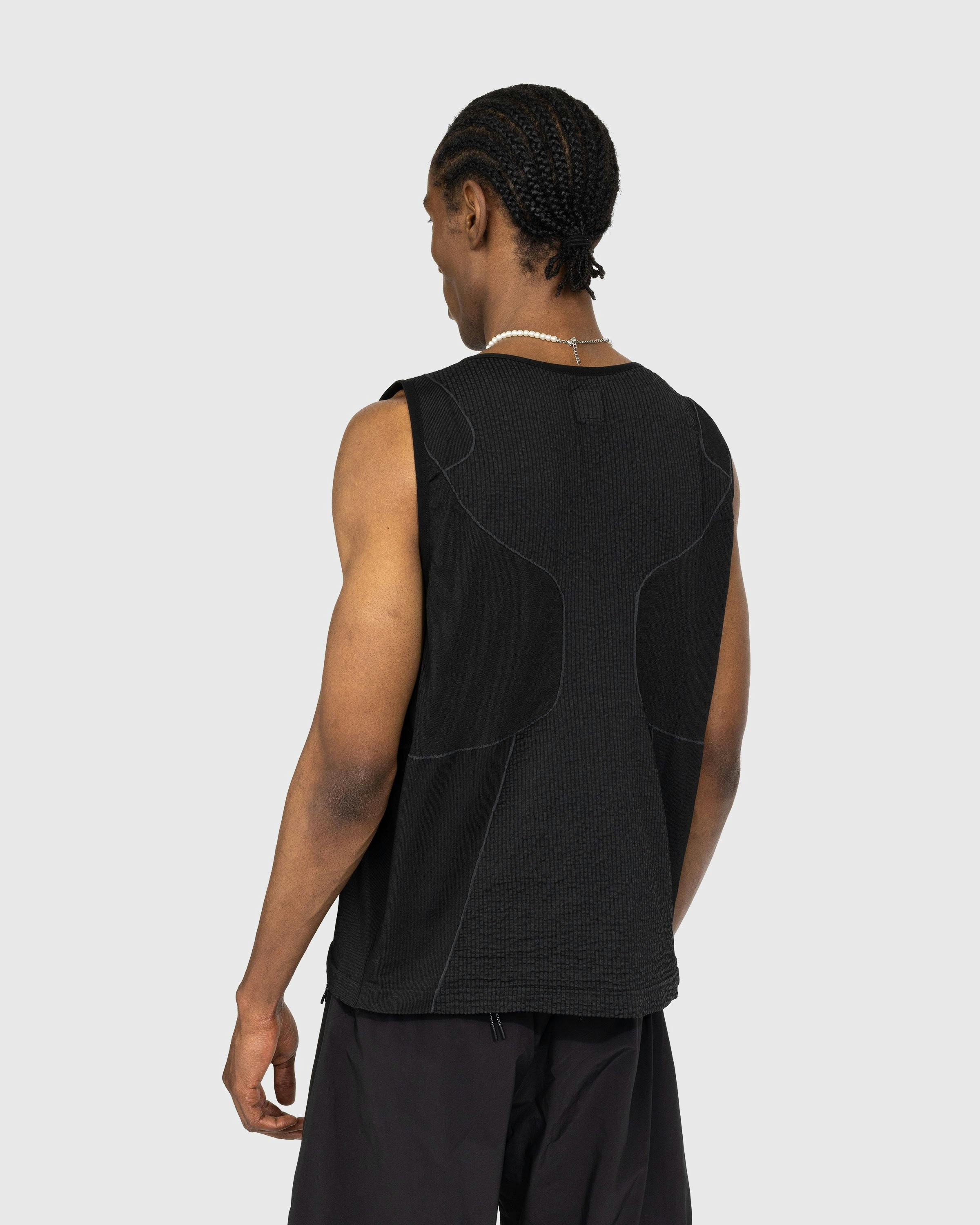 _J.L-A.L_ - Yovchev Knitted Vest Black/Grey - Clothing - Black - Image 3