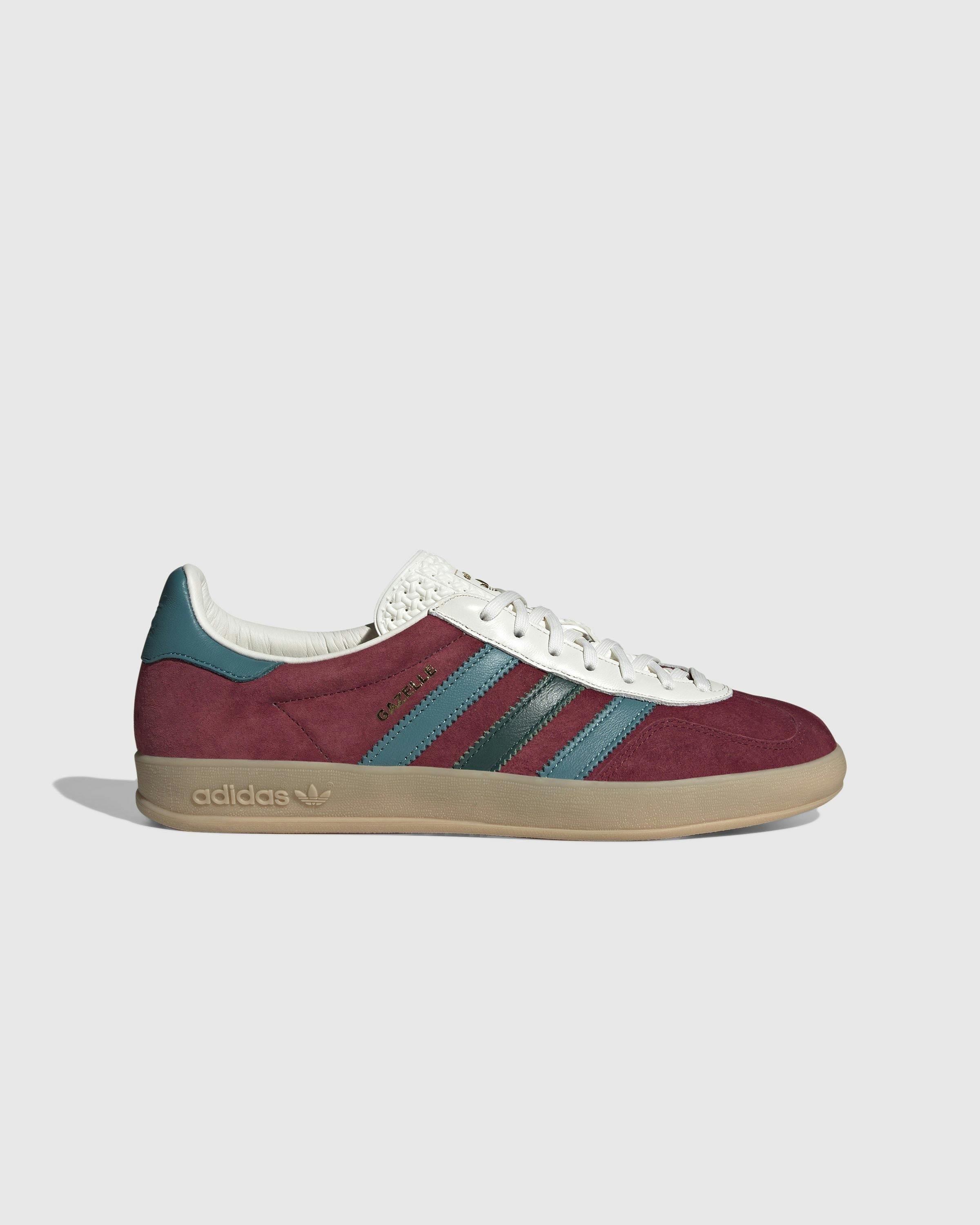 Adidas - adidas – Gazelle Core Burgundy/Green - Footwear - Red - Image 1