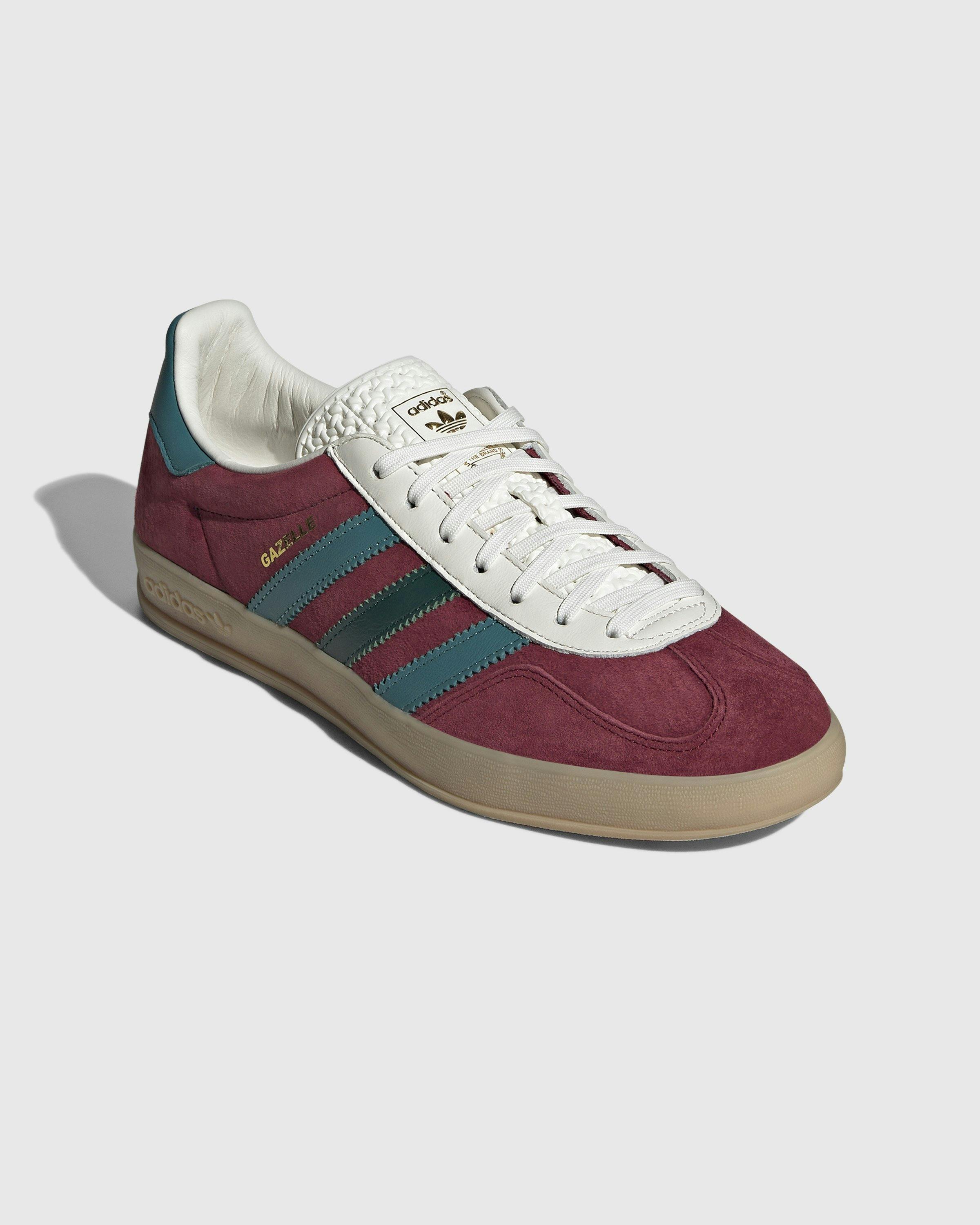 Adidas - adidas – Gazelle Core Burgundy/Green - Footwear - Red - Image 3