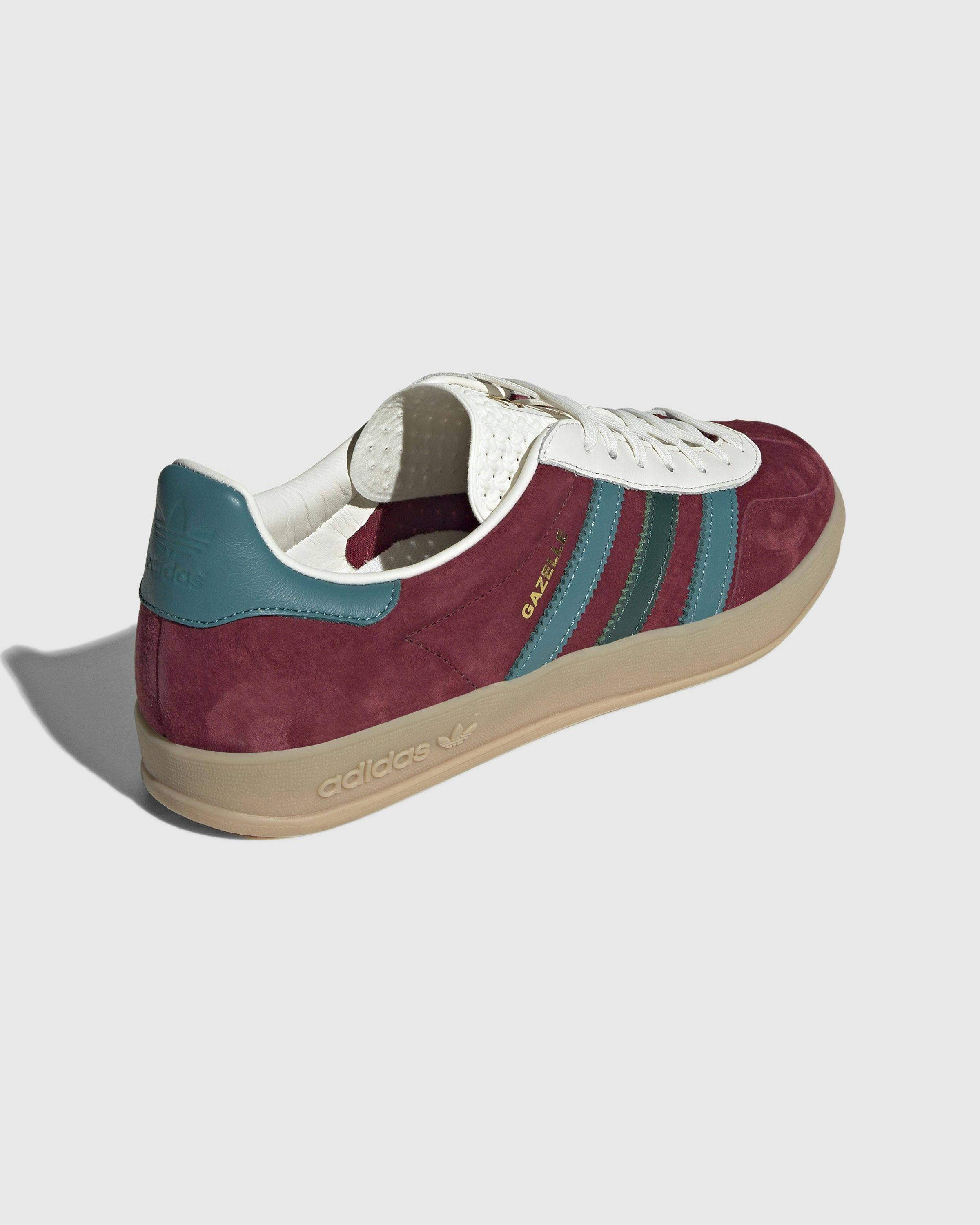 Adidas - adidas – Gazelle Core Burgundy/Green - Footwear - Red - Image 4