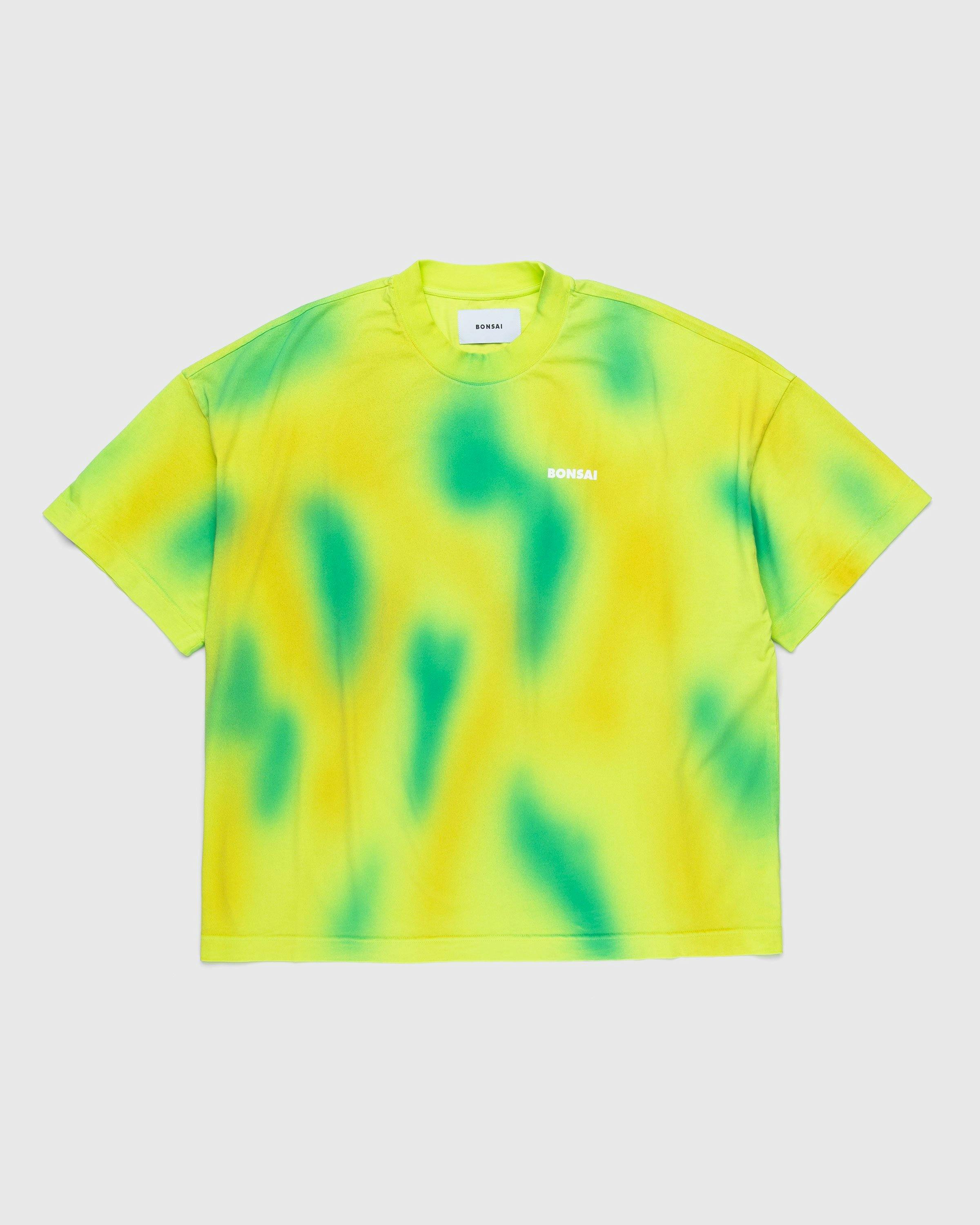 Bonsai - Spray Dyed Oversize Tee Yellow - Clothing - Yellow - Image 1