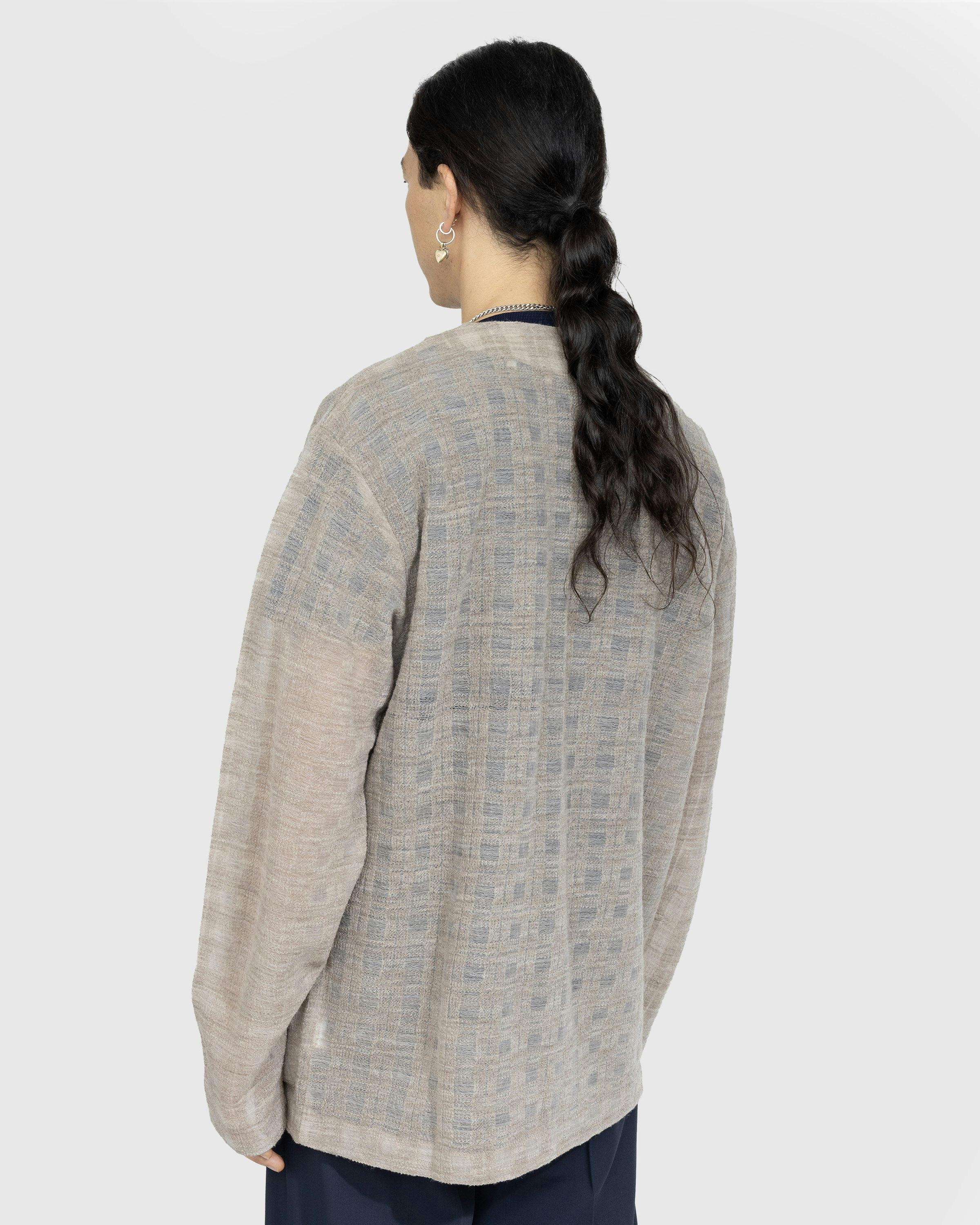 Our Legacy – Cardigan Grey Disintegration Check
