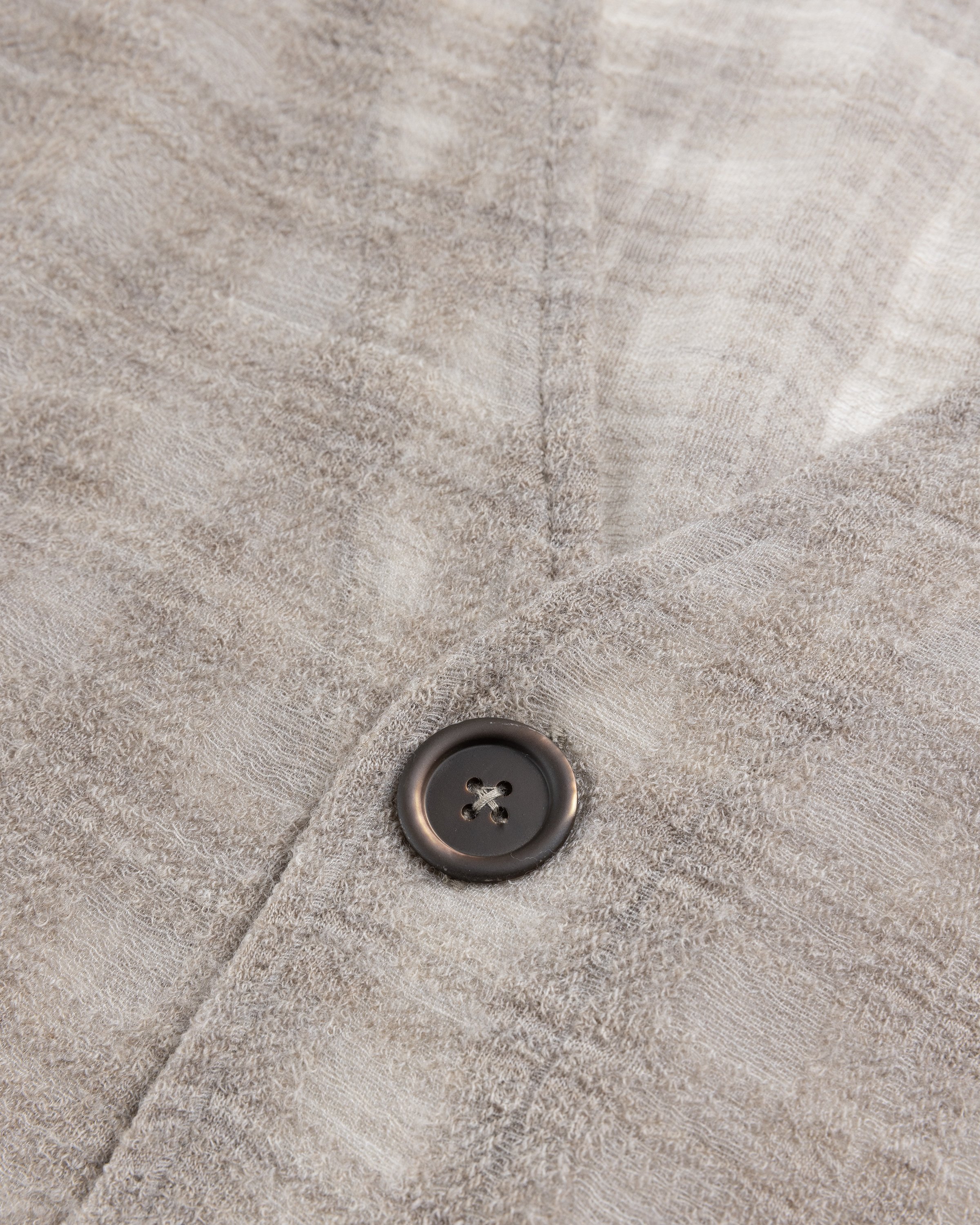 Our Legacy - Cardigan Grey Disintegration Check - Clothing - Grey - Image 6