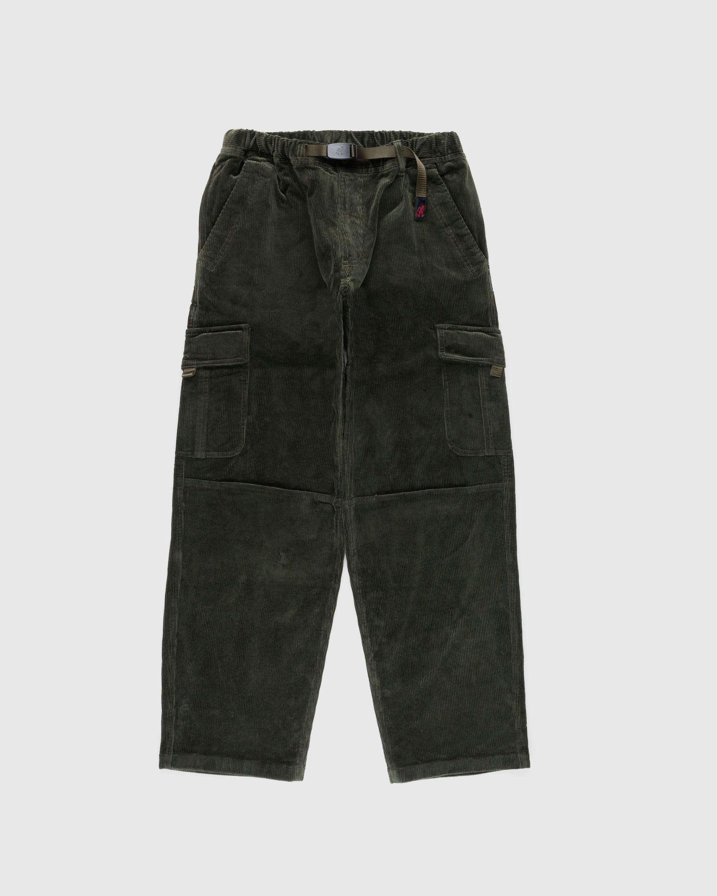 Gramicci - CORDUROY LOOSE CARGO PANT - Clothing - Green - Image 1