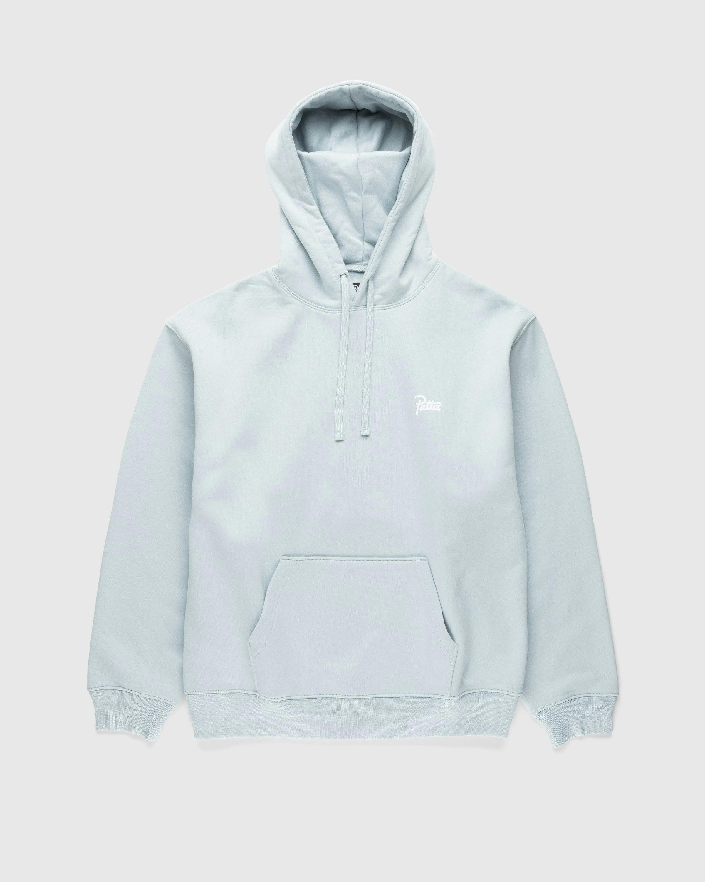 Patta - Basic Hooded Sweater Pearl Blue - Clothing - Blue - Image 1