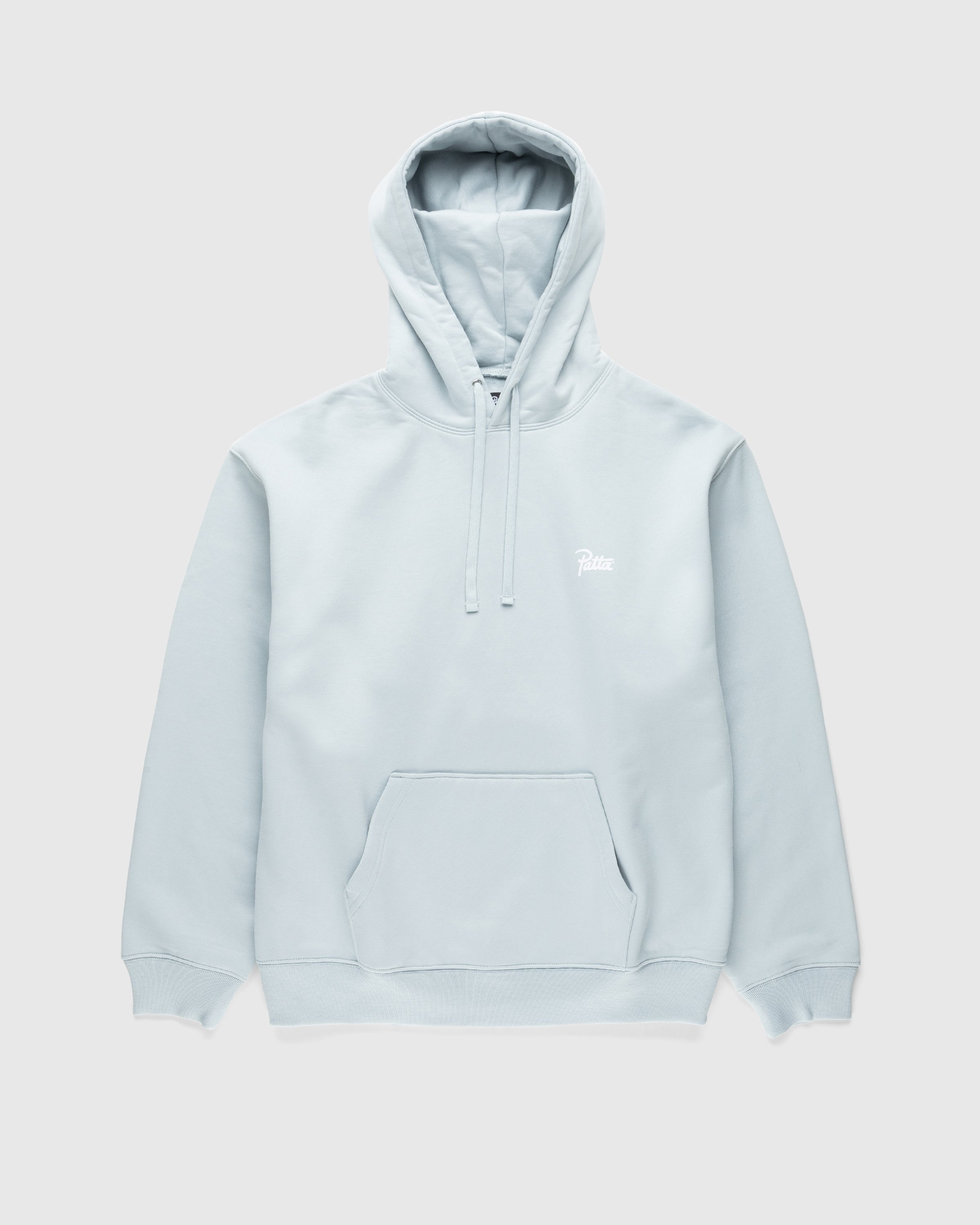 Patta - Basic Hooded Sweater Pearl Blue - Clothing - Blue - Image 1