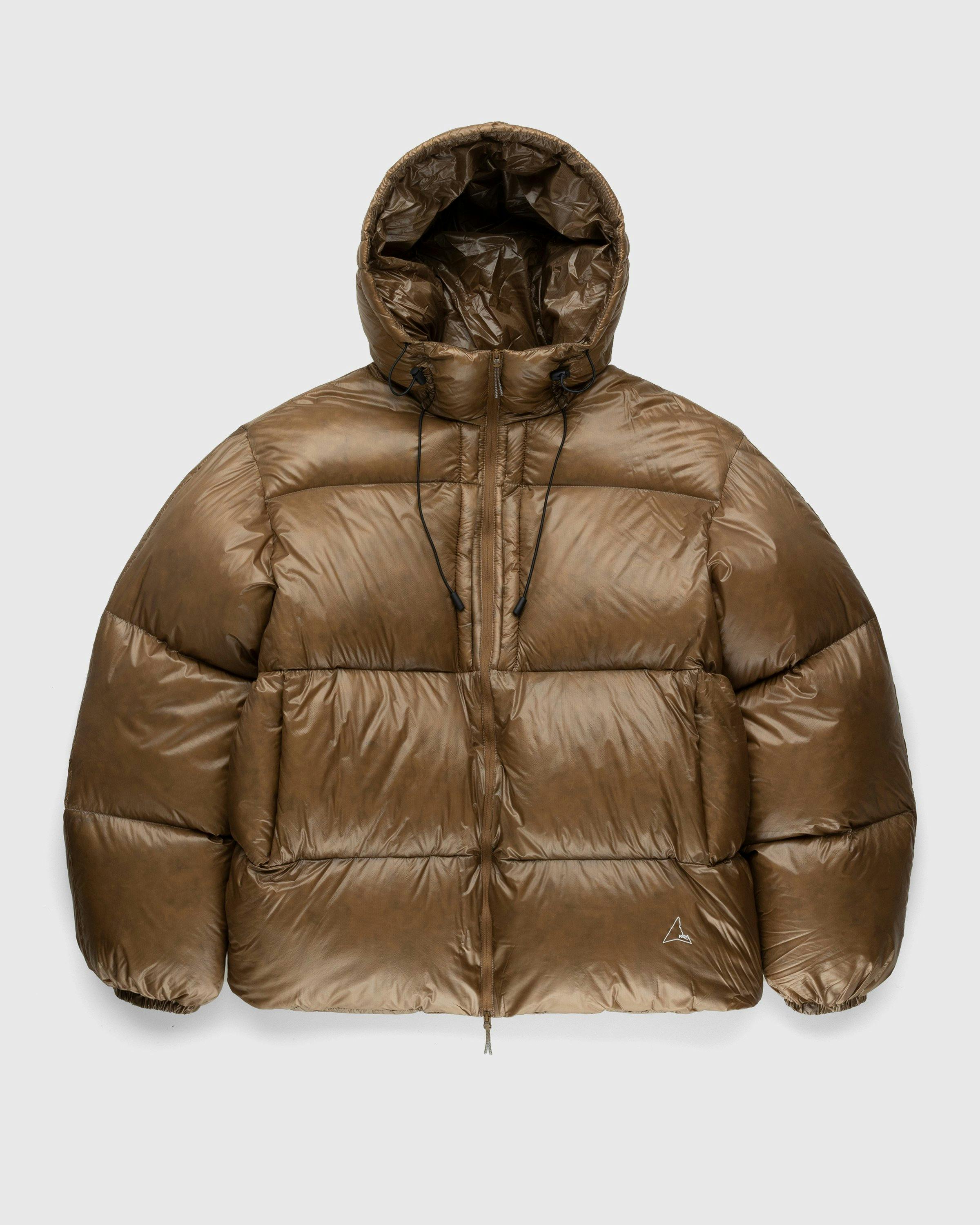 ROA - Shiny Down Jacket Brown - Clothing - Brown - Image 1