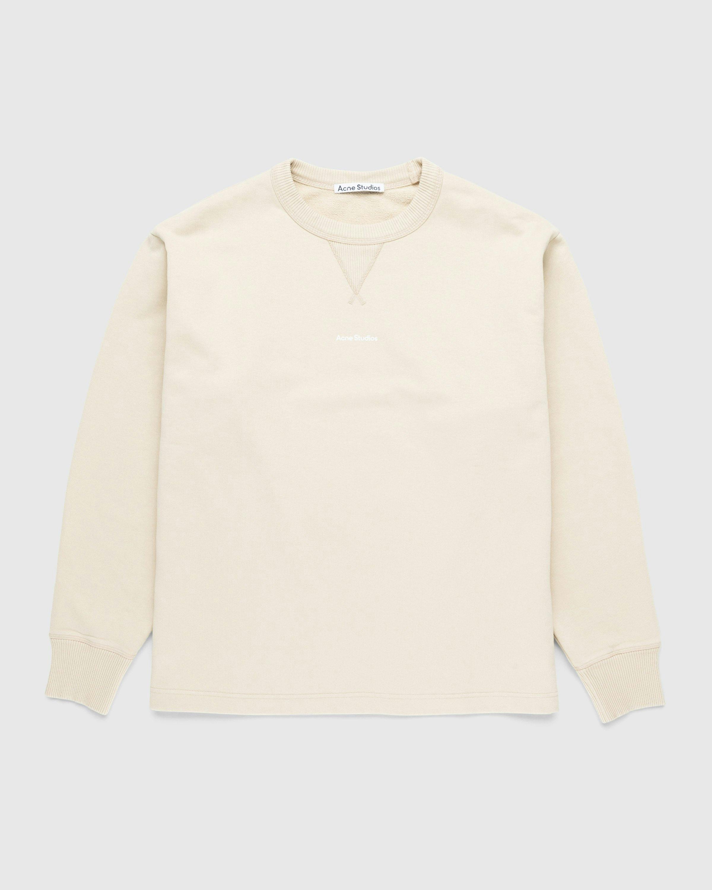 Acne Studios - Stamp Logo Sweater Champagne Beige - Clothing - Beige - Image 1