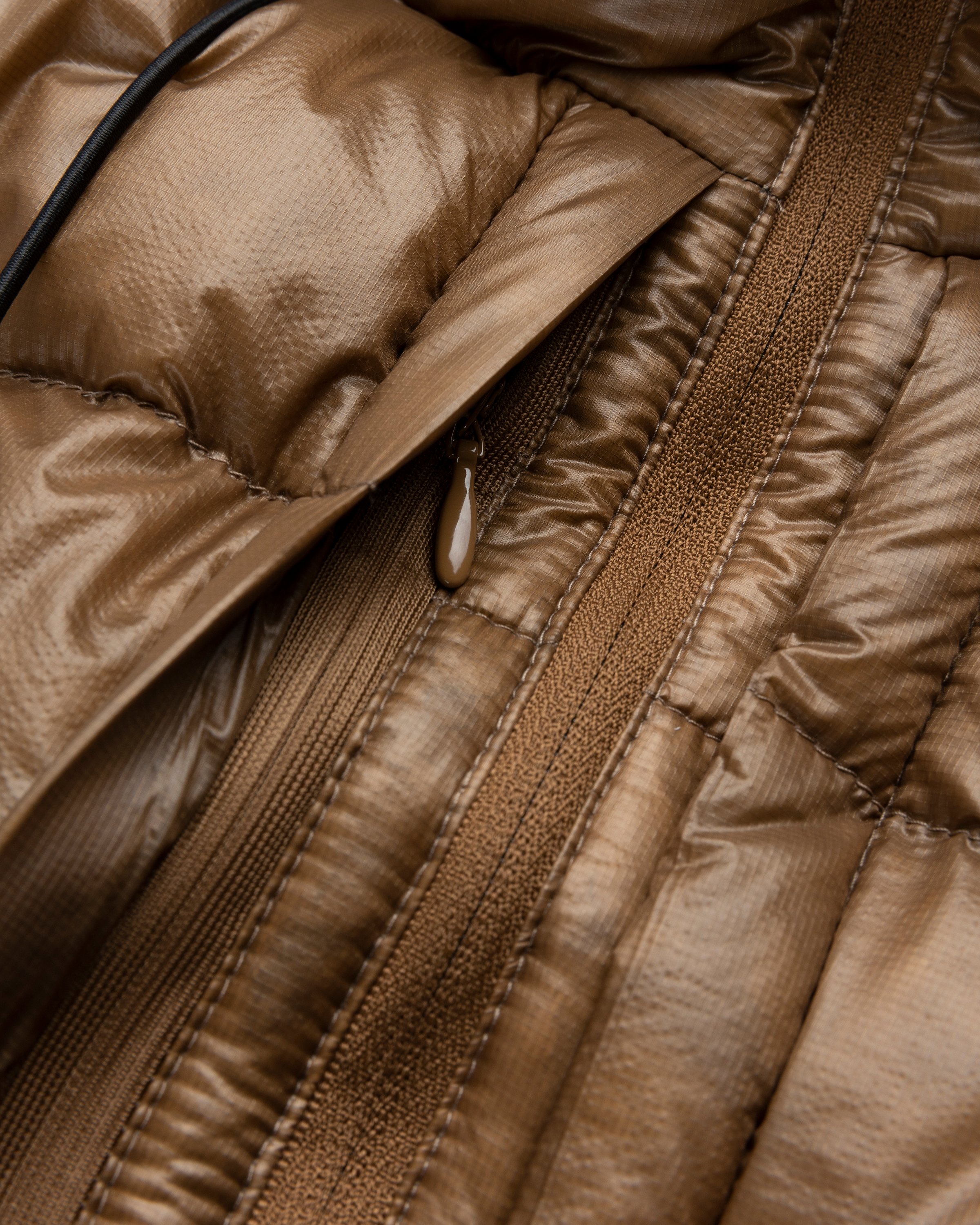 ROA - Shiny Down Jacket Brown - Clothing - Brown - Image 6
