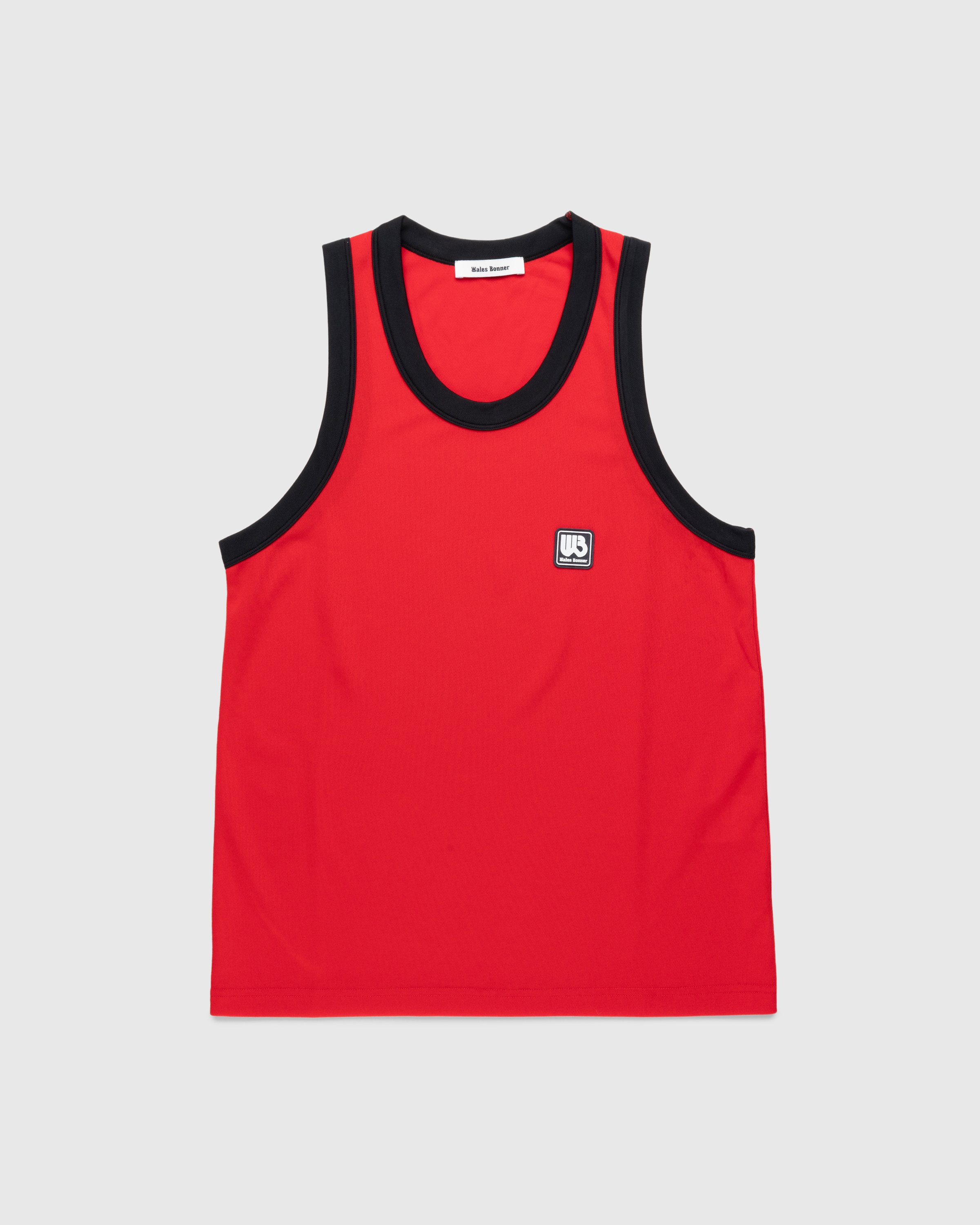 Wales Bonner - Diop Tank Top Red/Black - Clothing - Red - Image 1