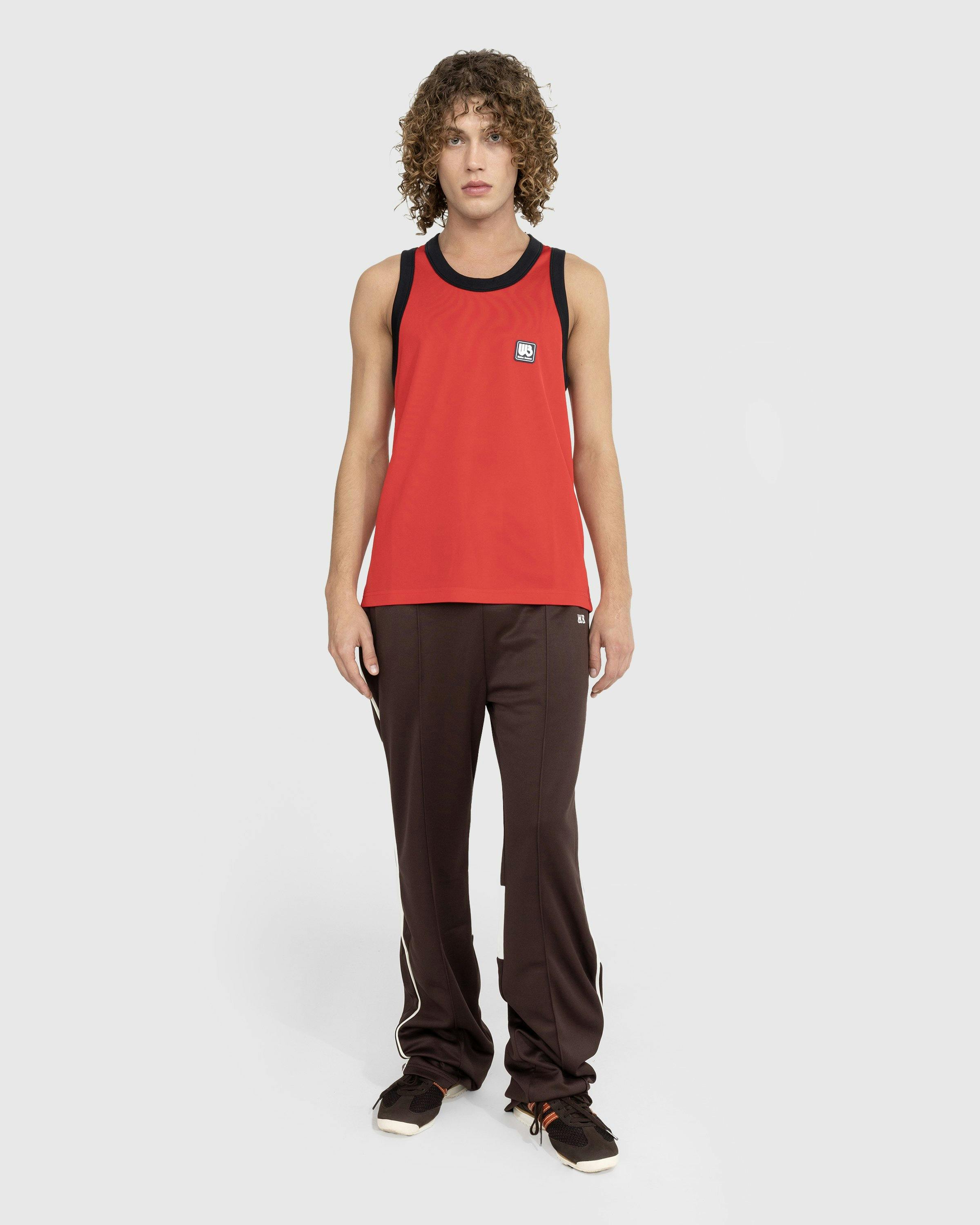 Wales Bonner - Diop Tank Top Red/Black - Clothing - Red - Image 3