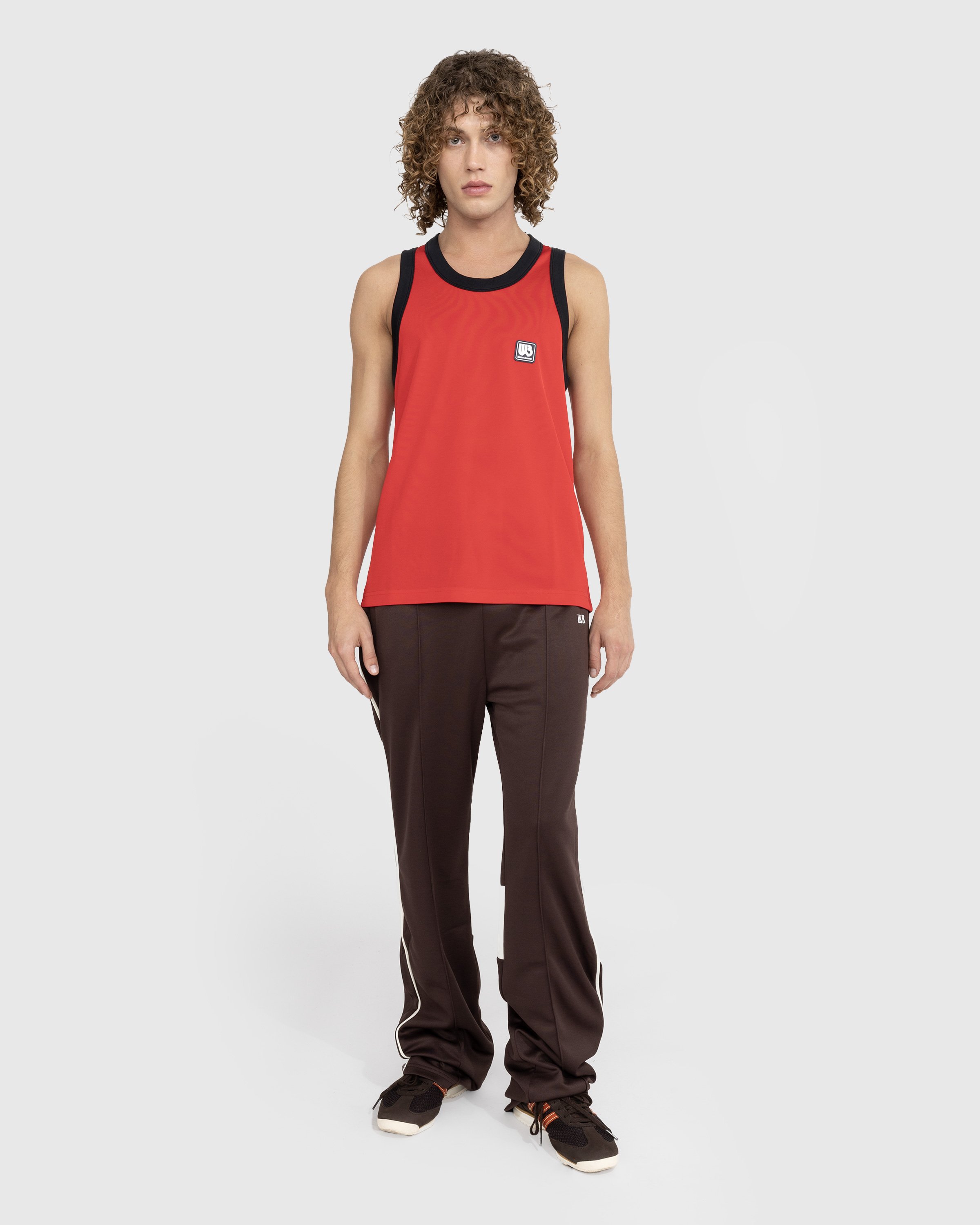 Wales Bonner - Diop Tank Top Red/Black - Clothing - Red - Image 3