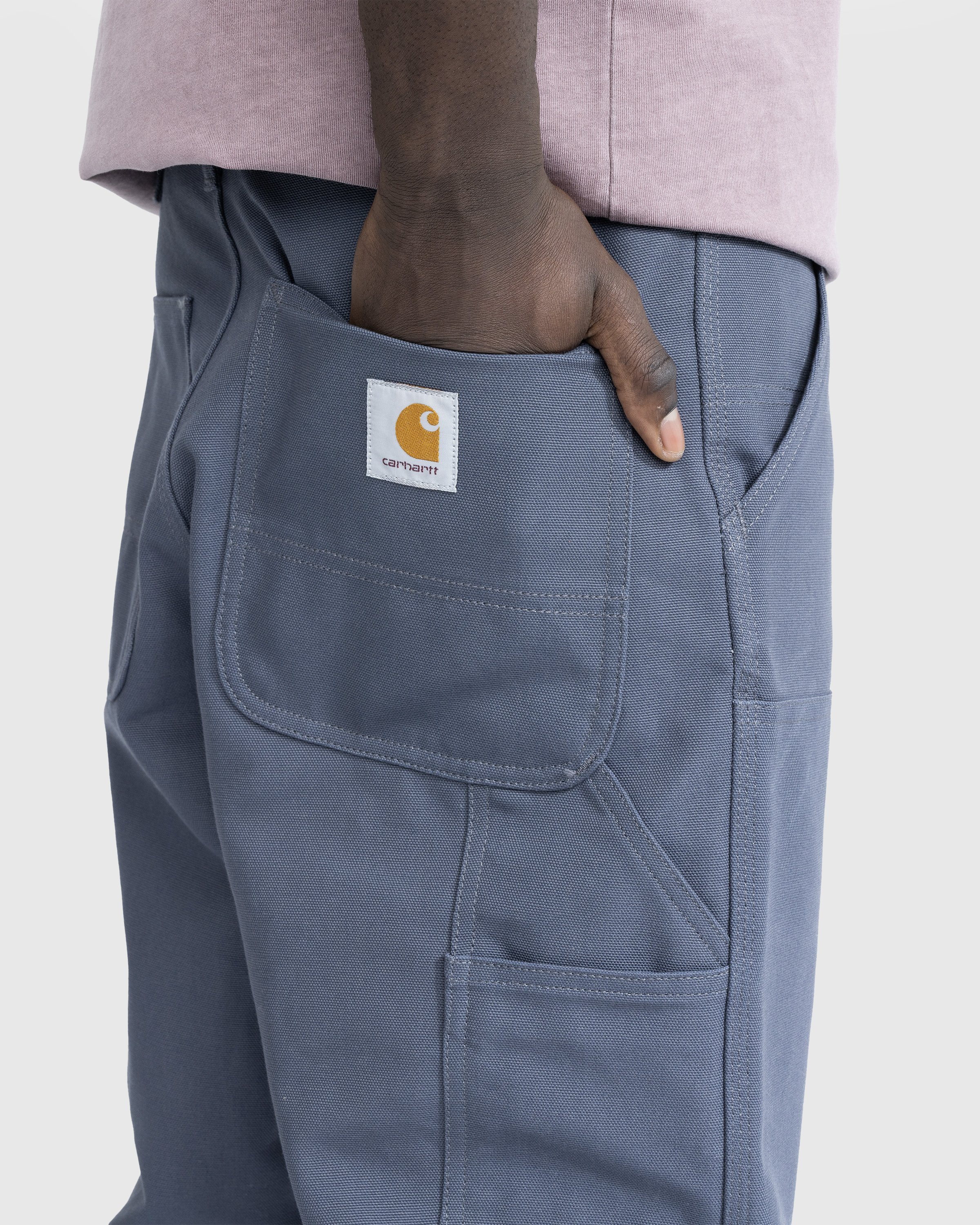 Carhartt WIP - Double Knee Pant Zeus/Rigid - Clothing - Grey - Image 7