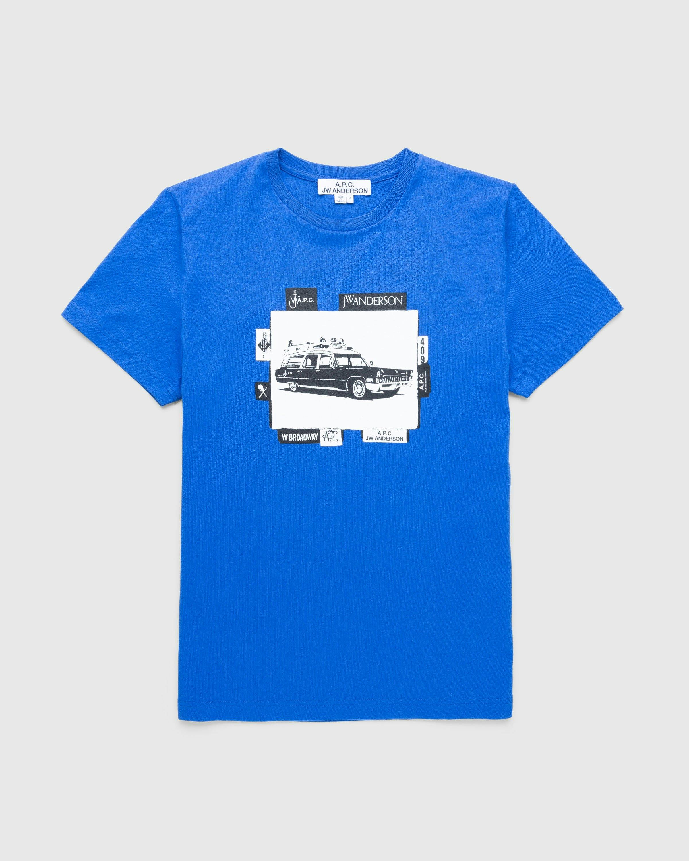 A.P.C. x J.W. Anderson - T-Shirt Jo Blue - Clothing - Blue - Image 1