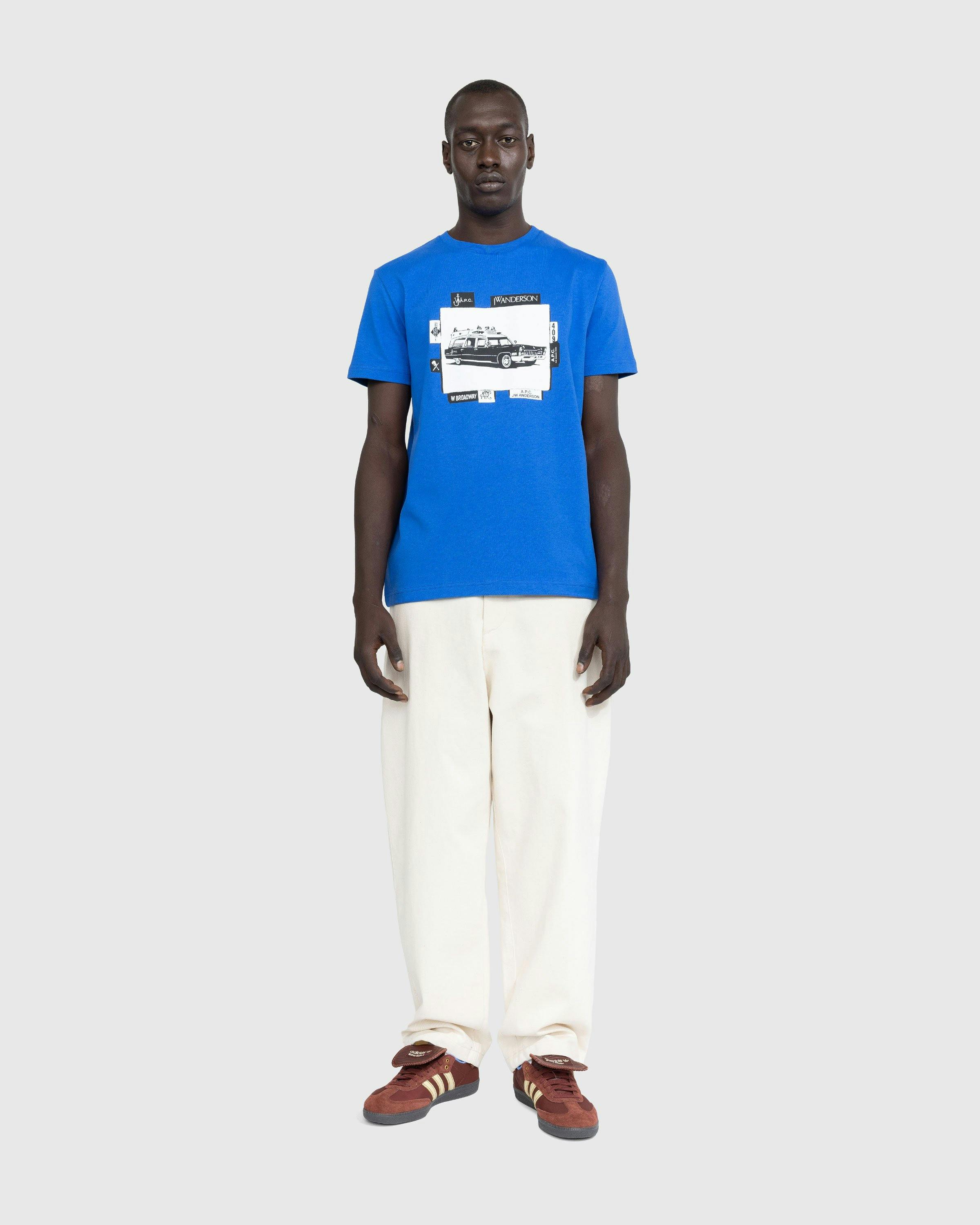 A.P.C. x J.W. Anderson - T-Shirt Jo Blue - Clothing - Blue - Image 3