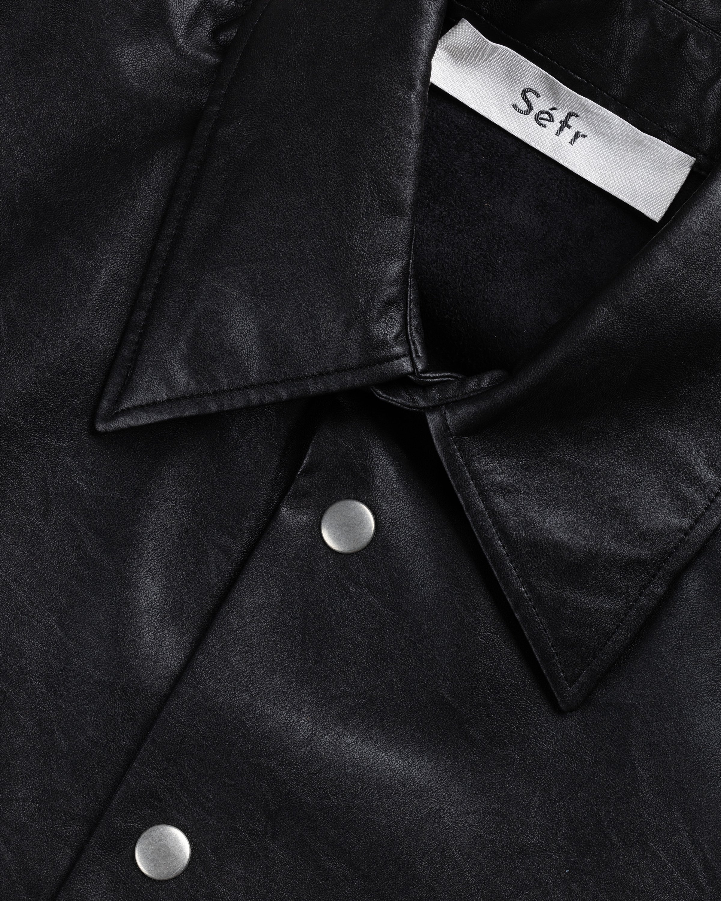 Séfr - Rainier Overshirt Space Black - Clothing - Black - Image 6