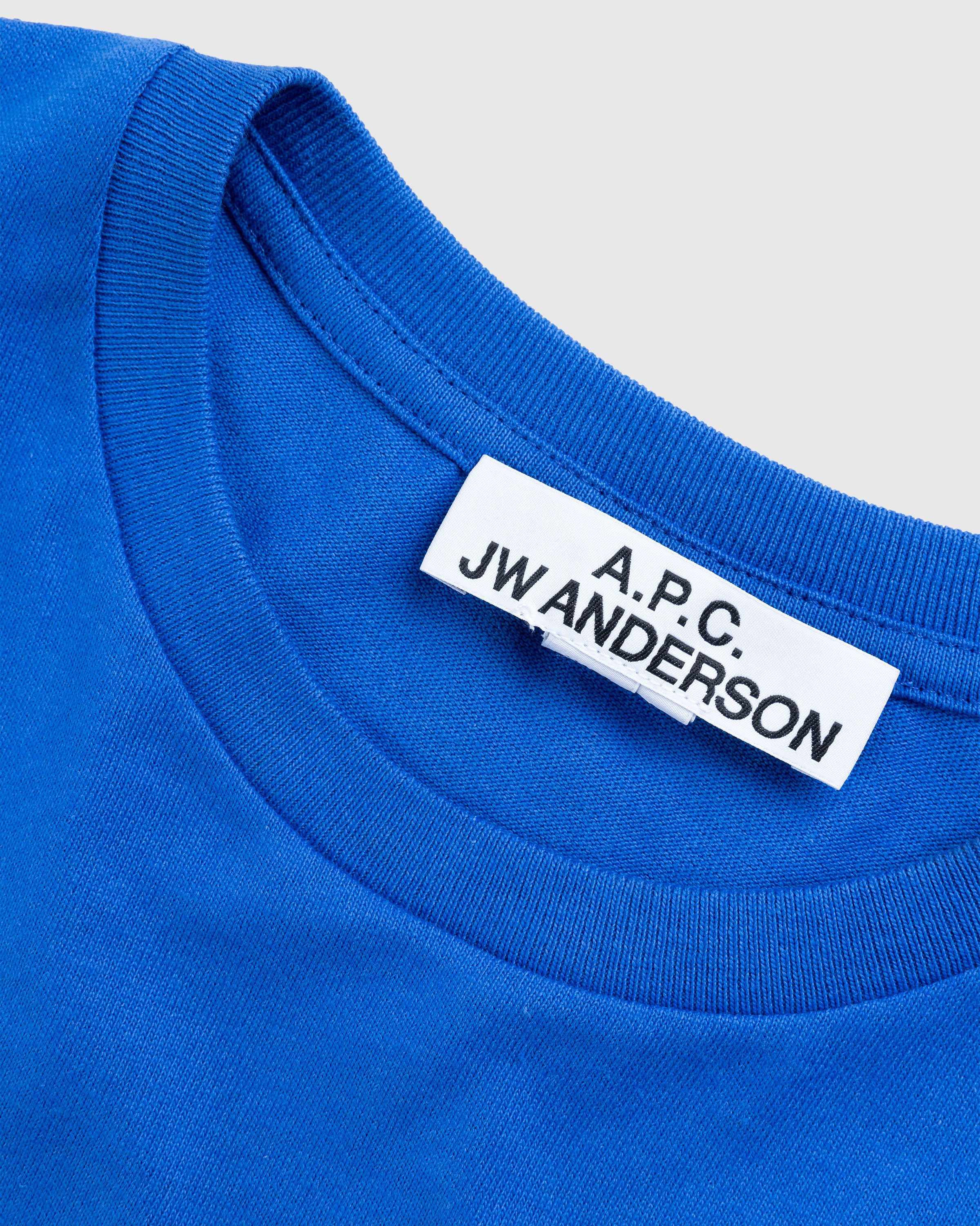 A.P.C. x J.W. Anderson - T-Shirt Jo Blue - Clothing - Blue - Image 7