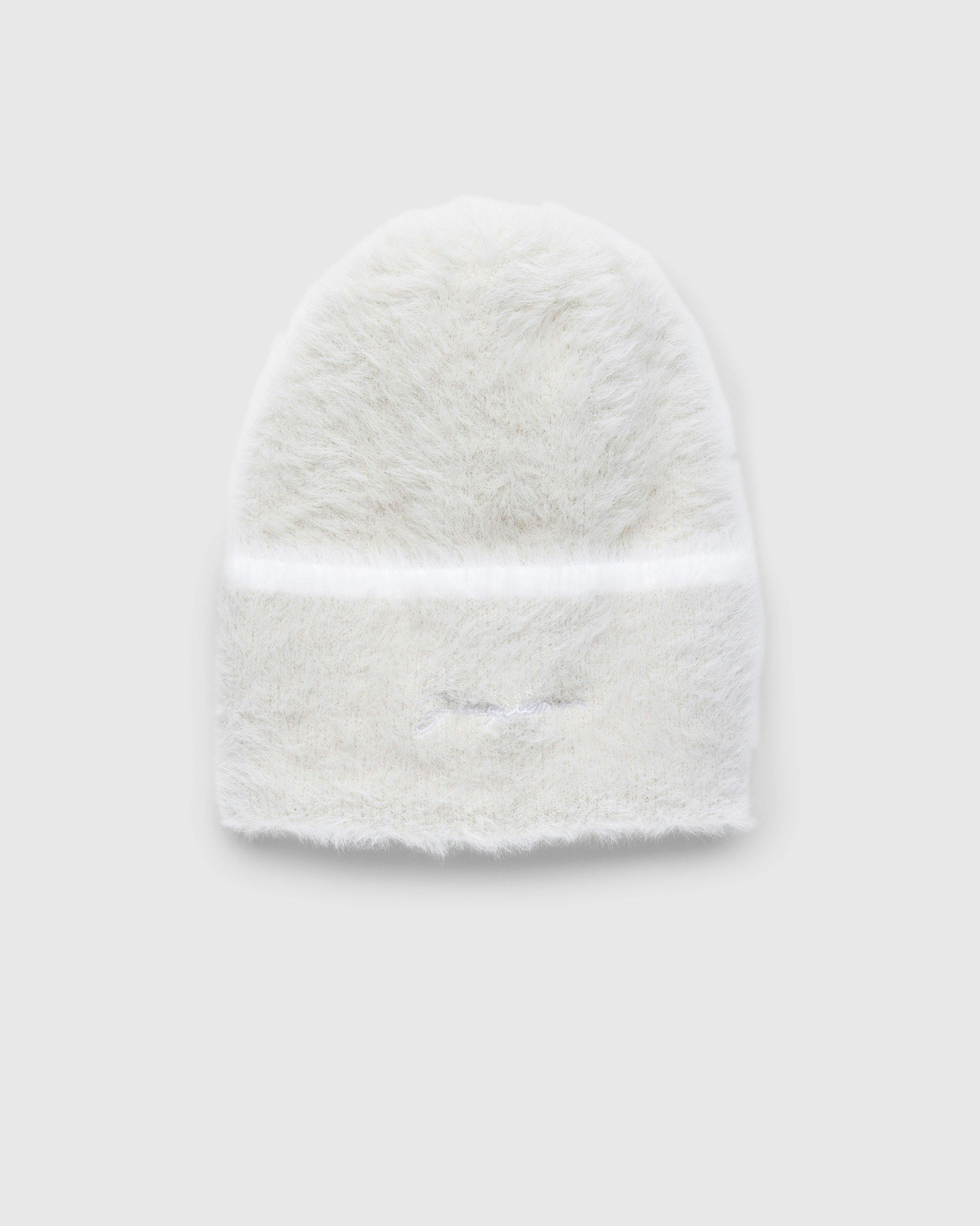 JACQUEMUS - Le Bonnet Neve Off-White - Accessories - White - Image 1