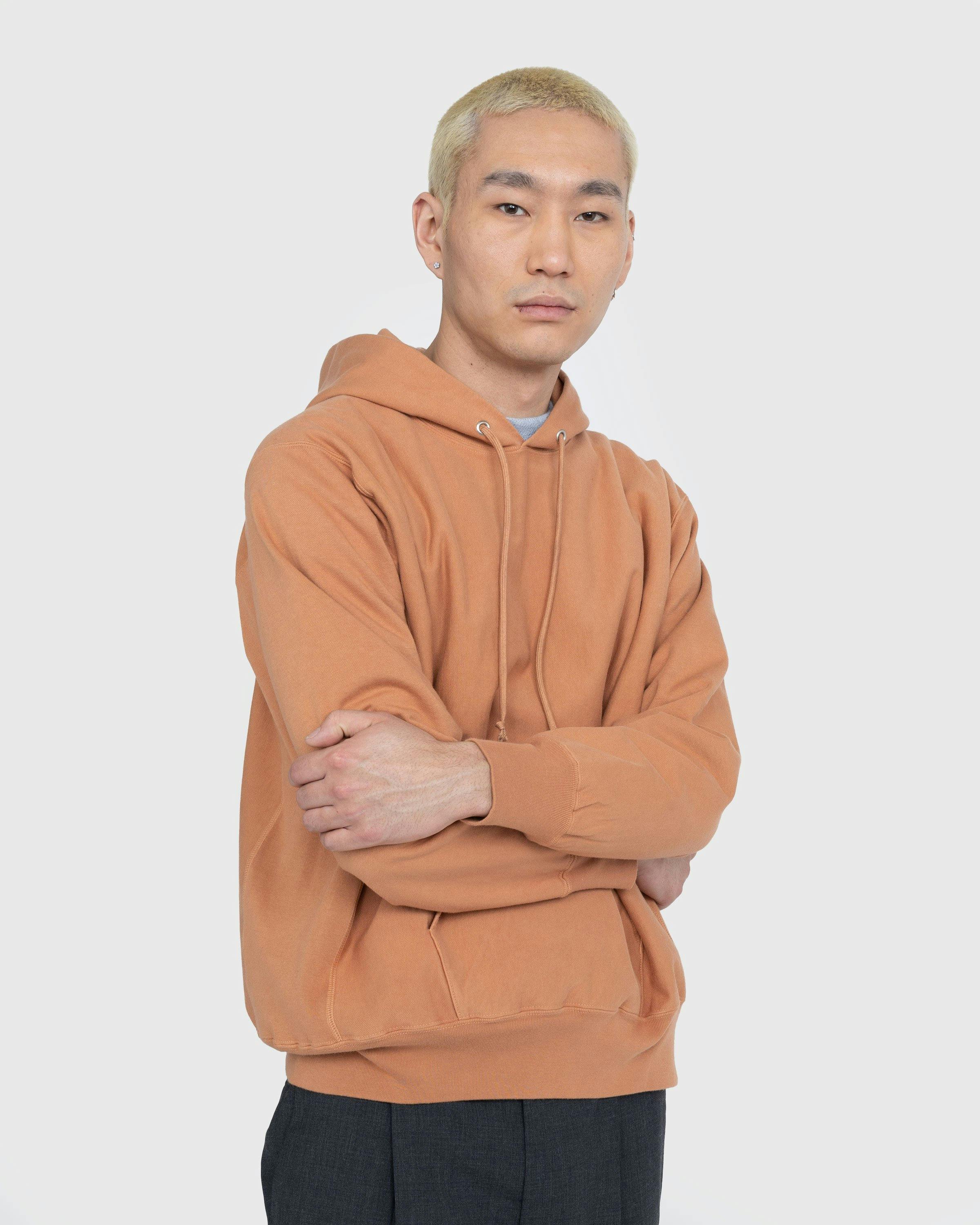 Auralee – Super Milled Sweat Pullover Hoodie Brown
