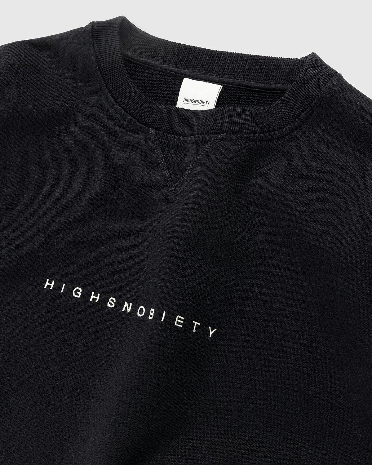 Highsnobiety - Staples Crew Black - Clothing - Black - Image 3