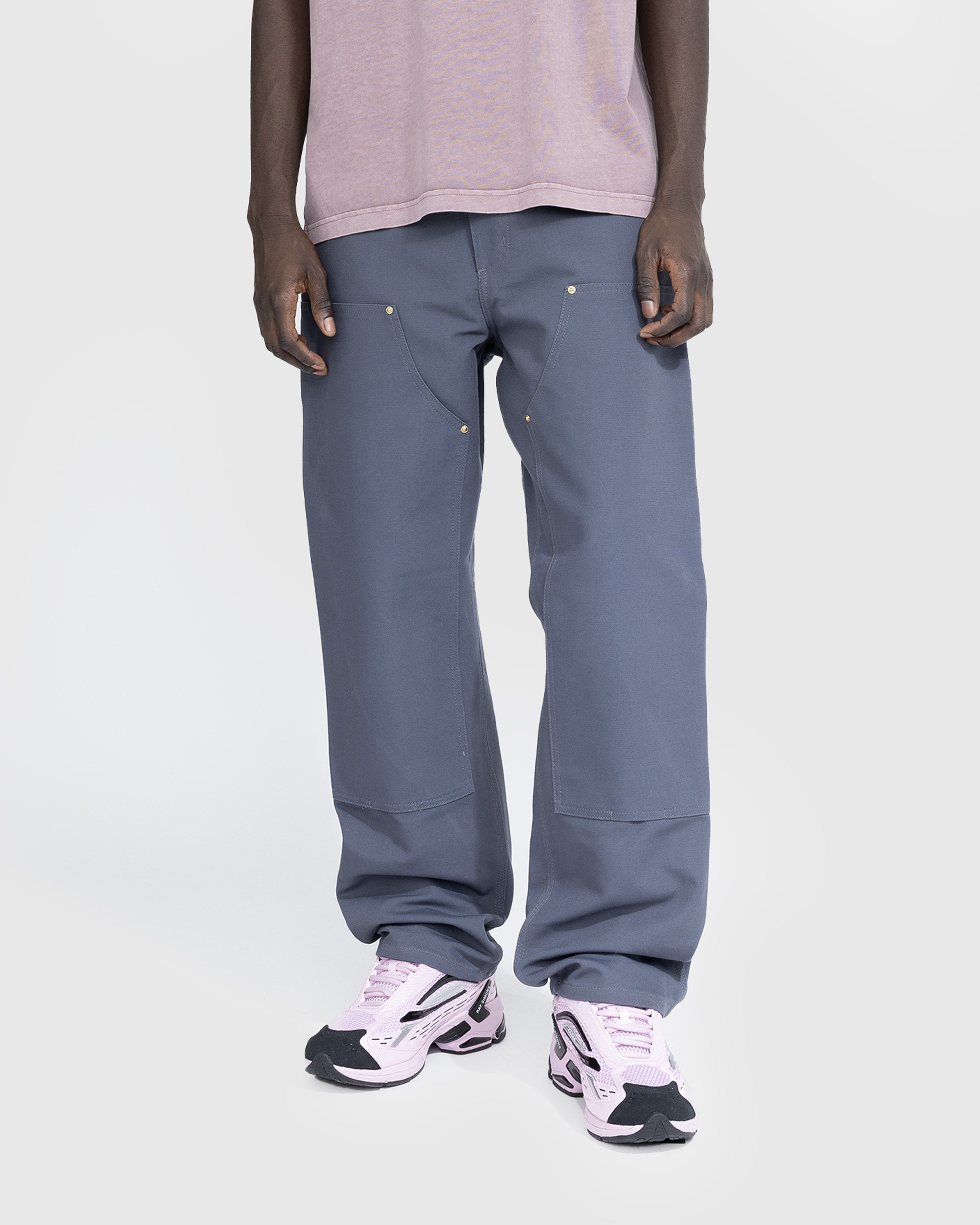 Carhartt WIP - Double Knee Pant Zeus/Rigid - Clothing - Grey - Image 2