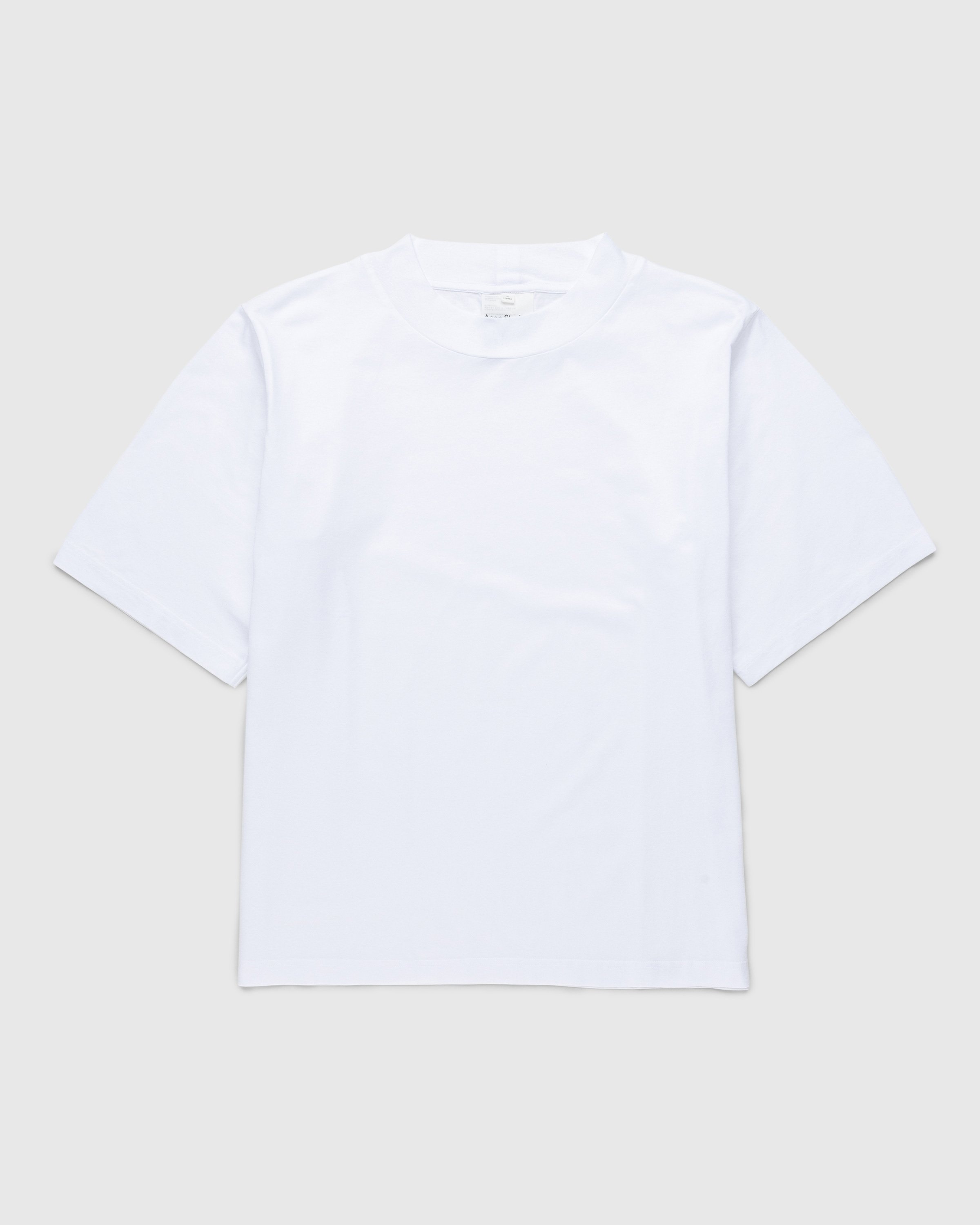 Acne Studios - Crewneck T-Shirt Optic White - Clothing - White - Image 1