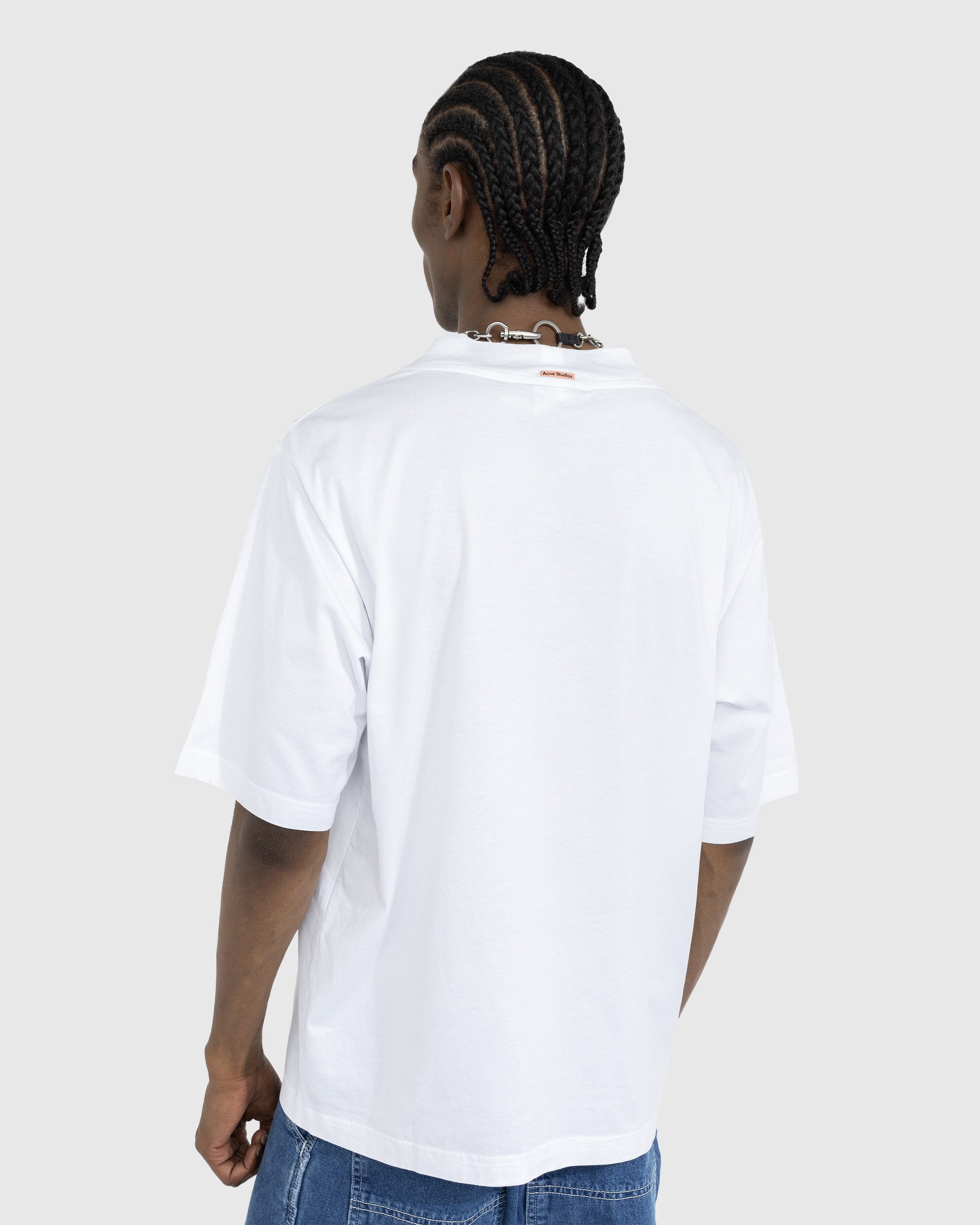 Acne Studios - Crewneck T-Shirt Optic White - Clothing - White - Image 3