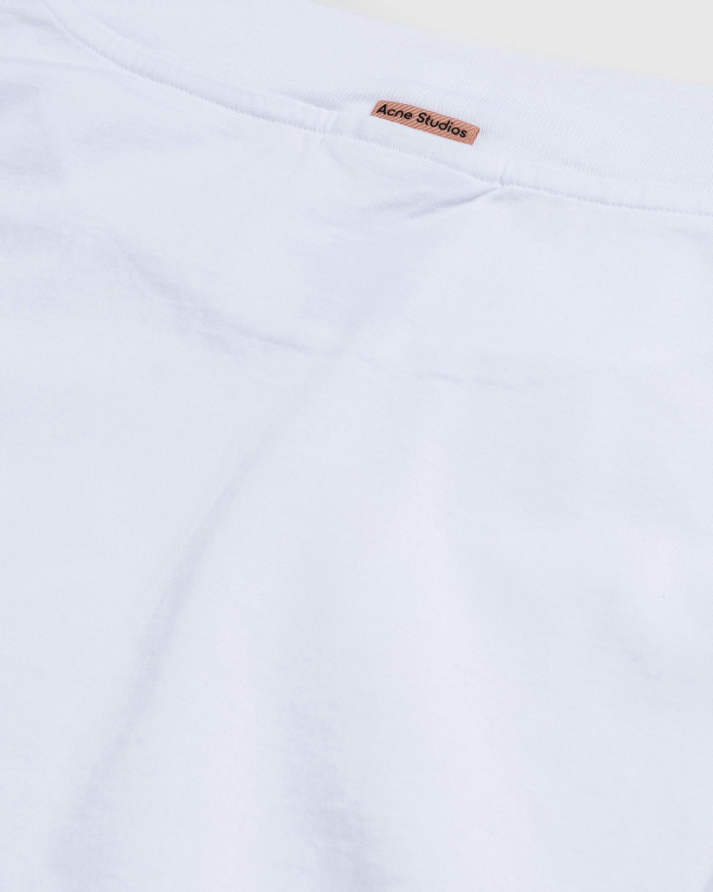 Acne Studios - Crewneck T-Shirt Optic White - Clothing - White - Image 5