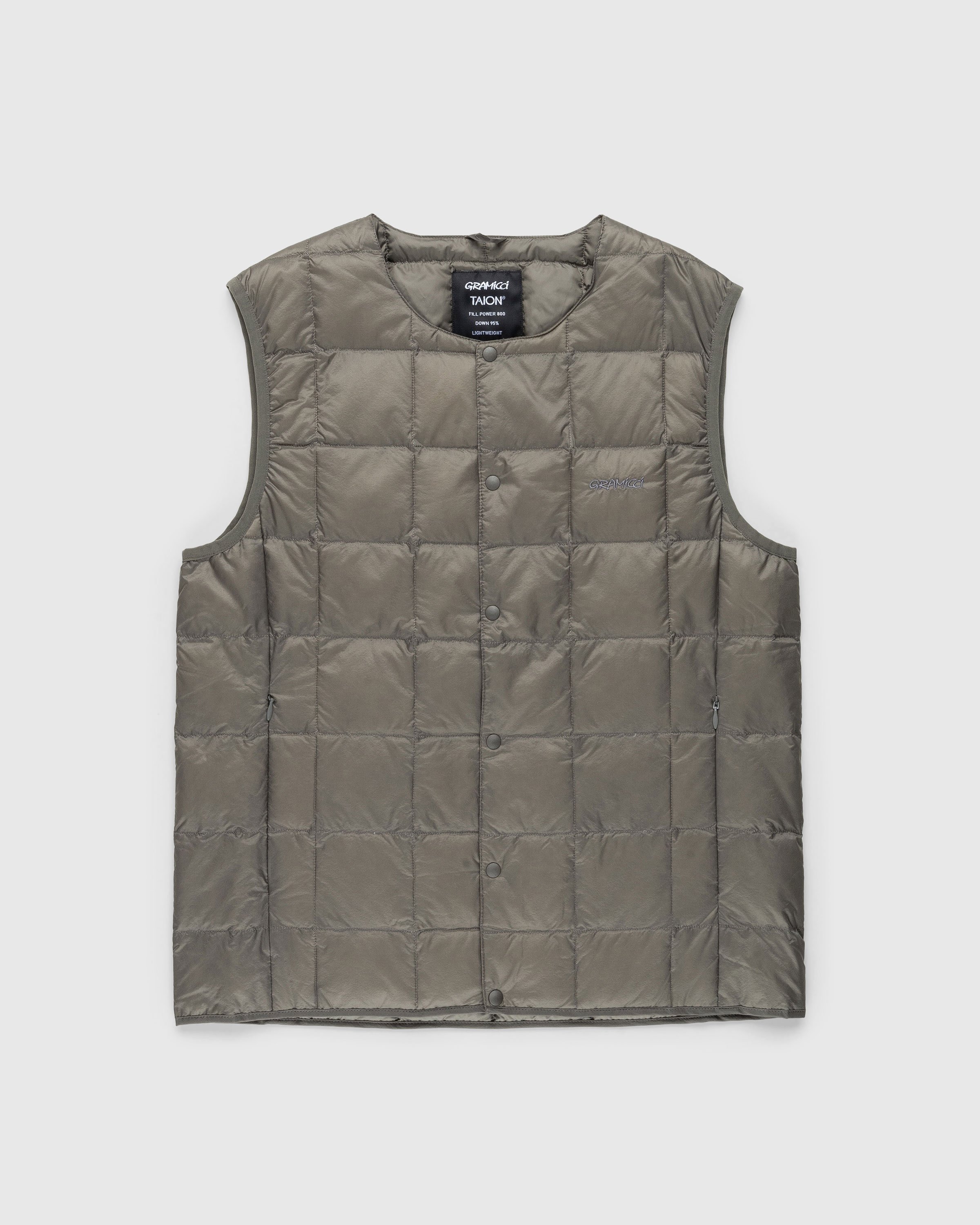 Gramicci - INNER DOWN VEST - Clothing - Grey - Image 1