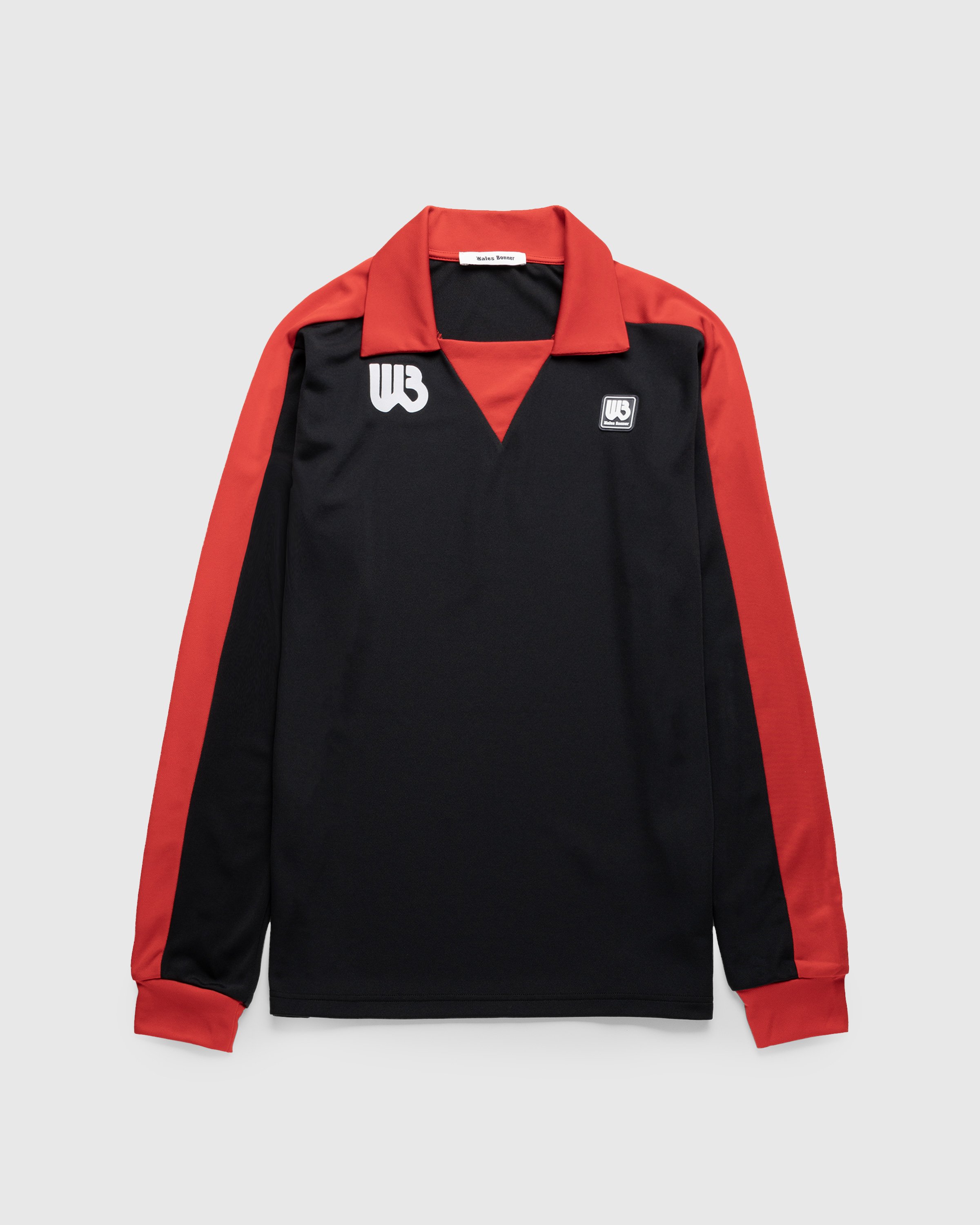 Wales Bonner - Home Jersey Shirt Black/Red - Clothing - Black - Image 1