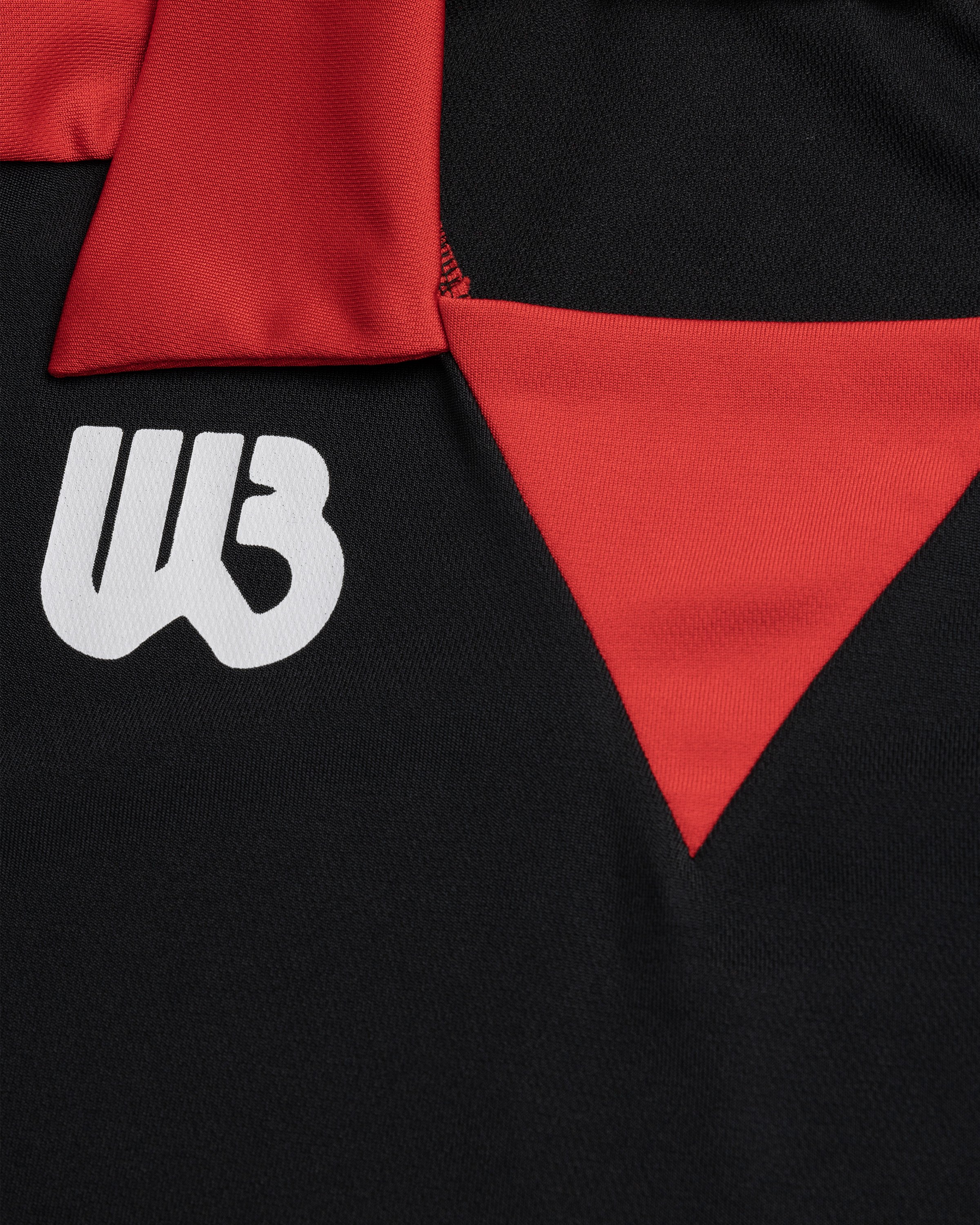 Wales Bonner - Home Jersey Shirt Black/Red - Clothing - Black - Image 6