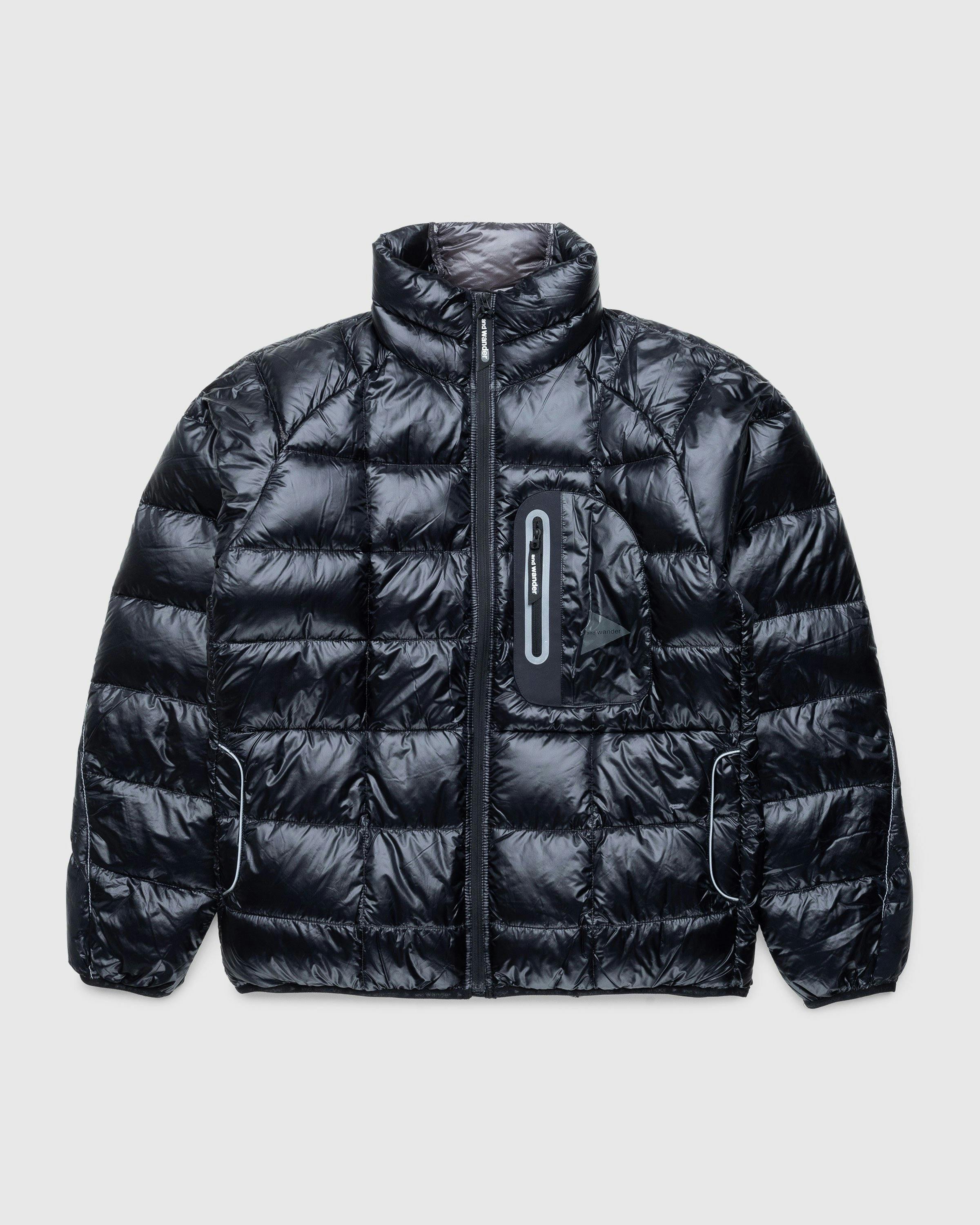 And Wander - Diamond Stitch Down Jacket Black - Clothing - Black - Image 1