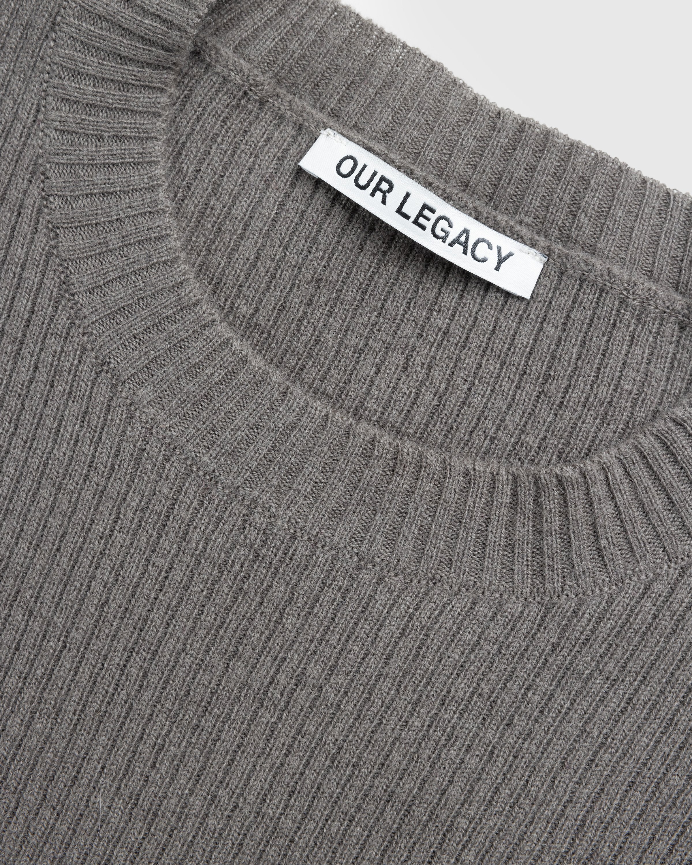 Our Legacy - COMPACT ROUNDNECK Grey - Clothing - Grey - Image 6