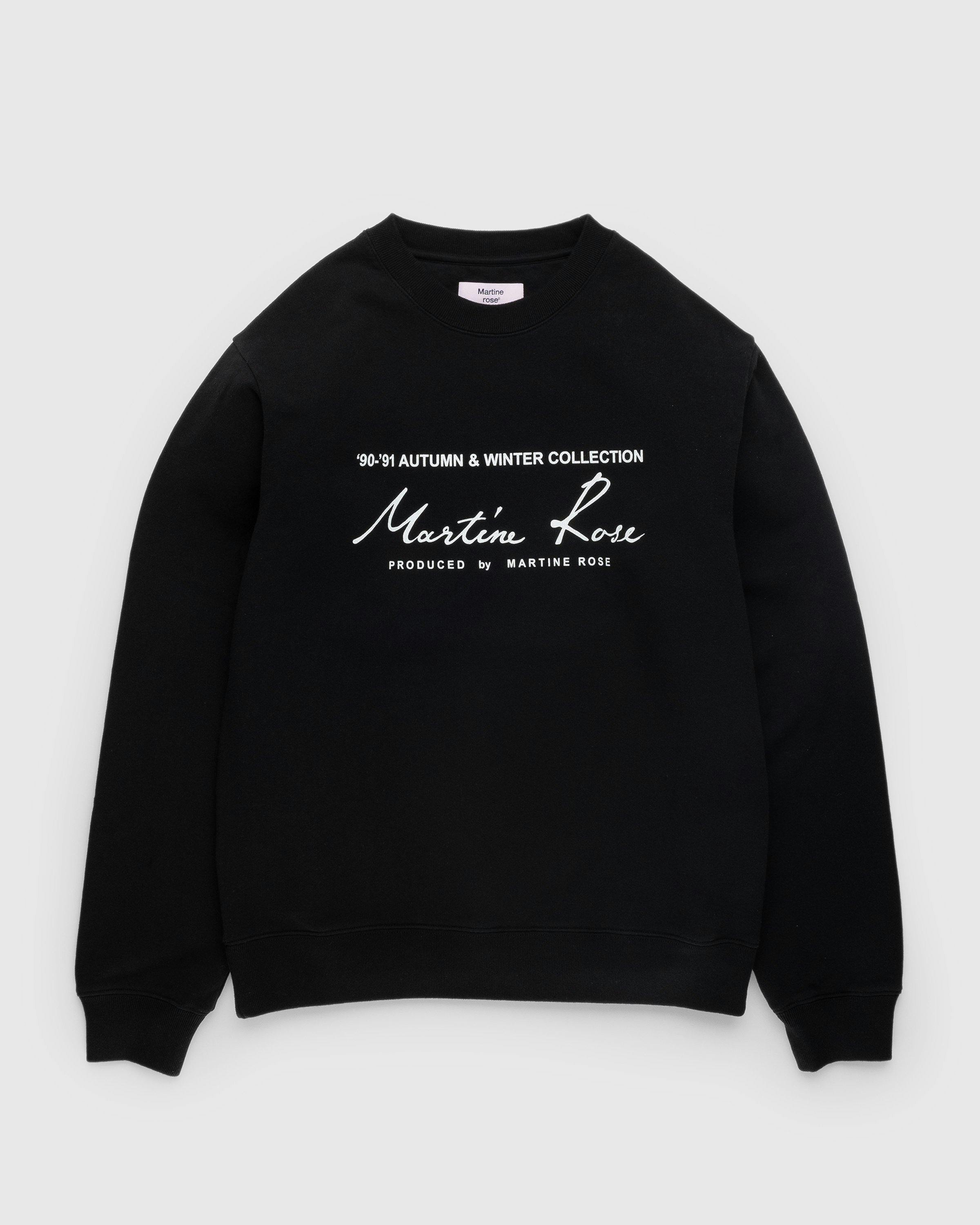 Martine Rose - Classic Crew Black - Clothing - Black - Image 1