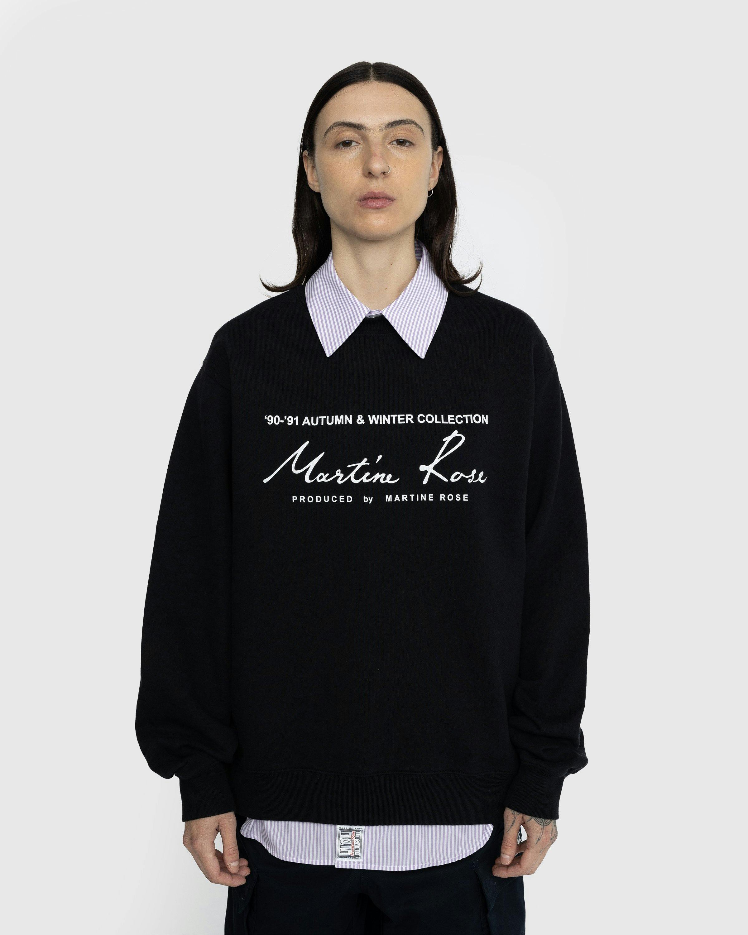 Martine Rose - Classic Crew Black - Clothing - Black - Image 2