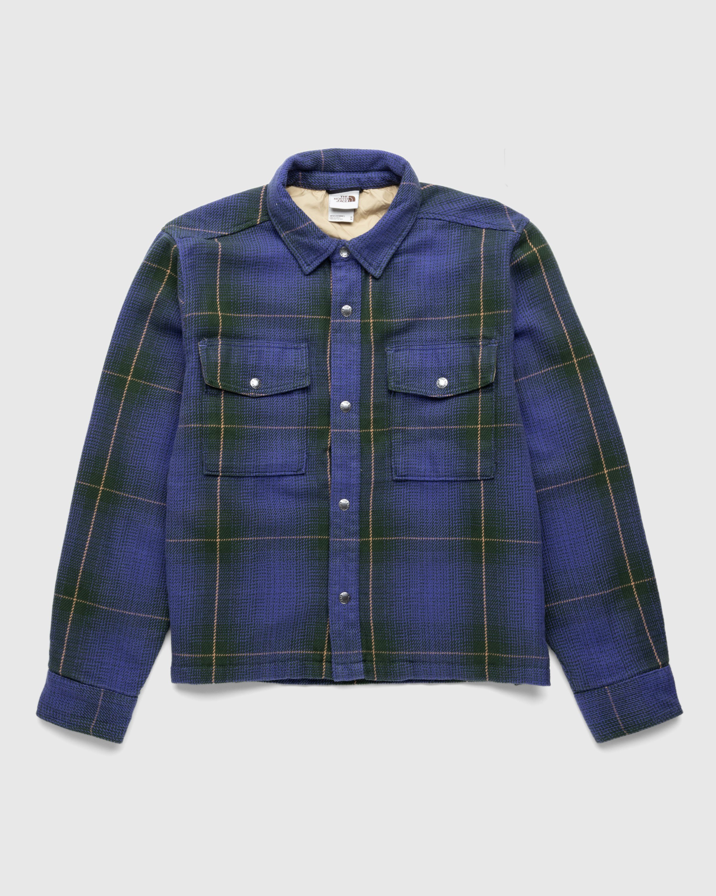The North Face - Valley Twill Utility Shacket Pine Needle Large Halfdome Shadow Plaid - Clothing - Green - Image 1