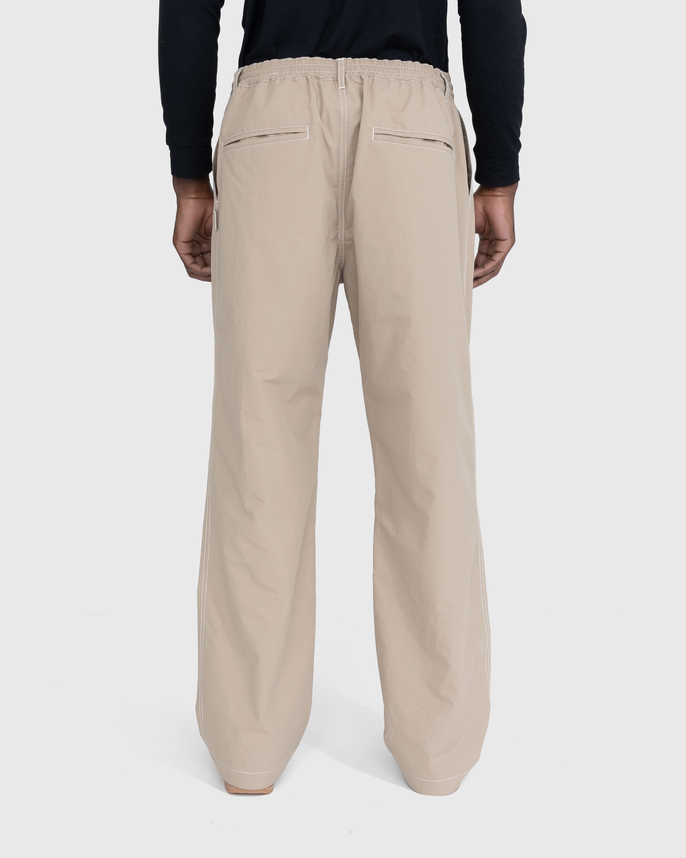Highsnobiety - Contrast Stitch Pants Beige - Clothing - Beige - Image 3