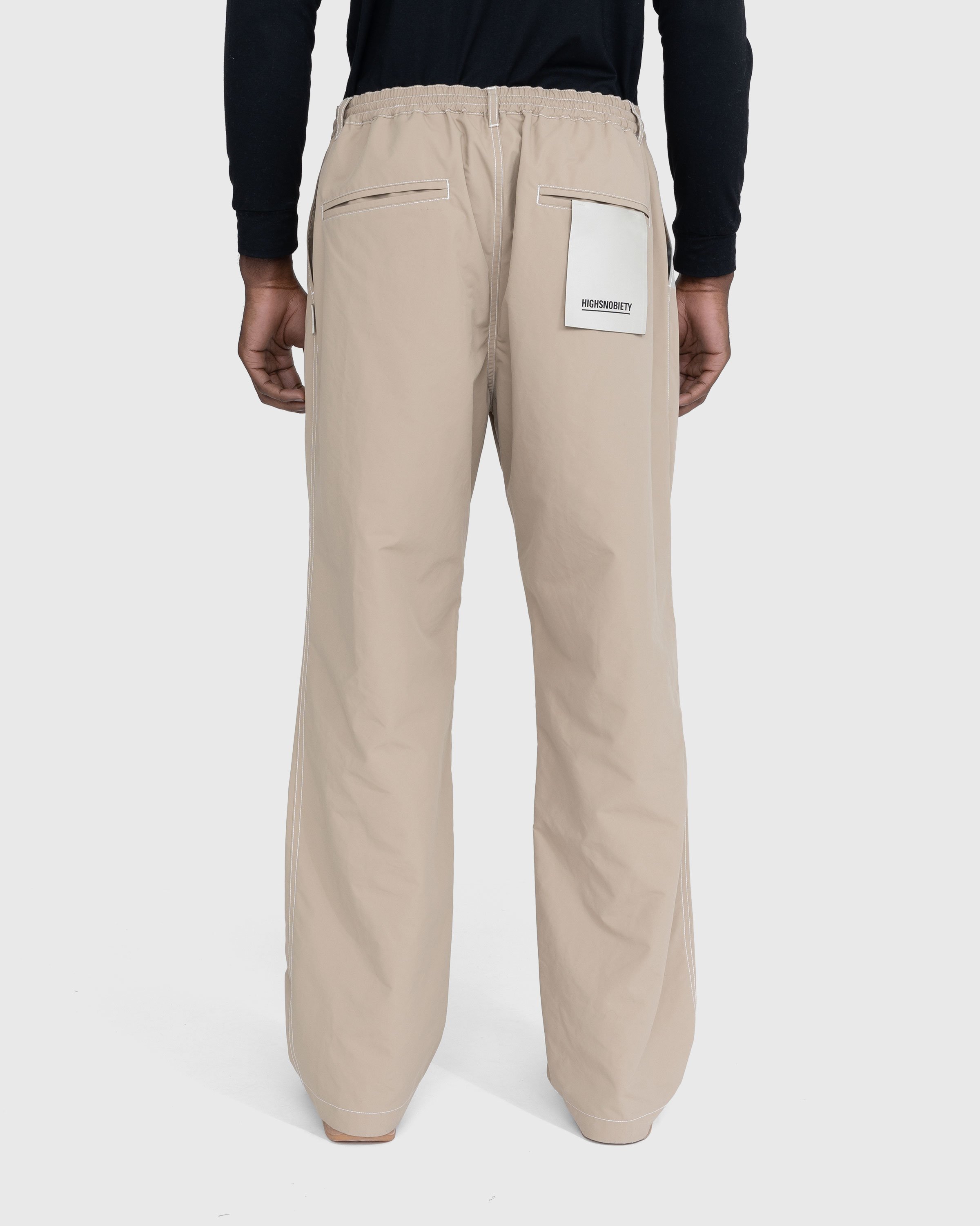 Highsnobiety - Contrast Stitch Pants Beige - Clothing - Beige - Image 6
