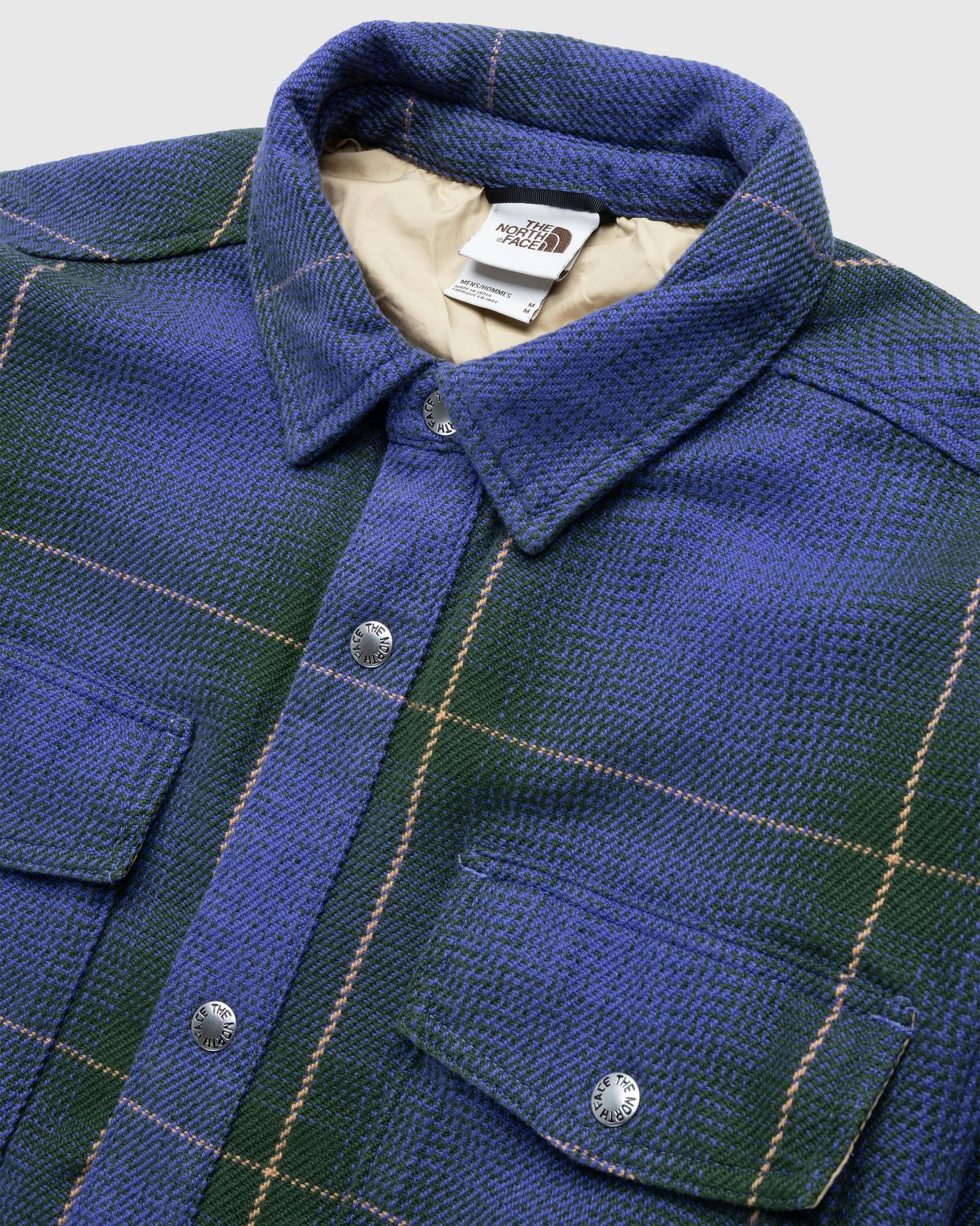 The North Face - Valley Twill Utility Shacket Pine Needle Large Halfdome Shadow Plaid - Clothing - Green - Image 7