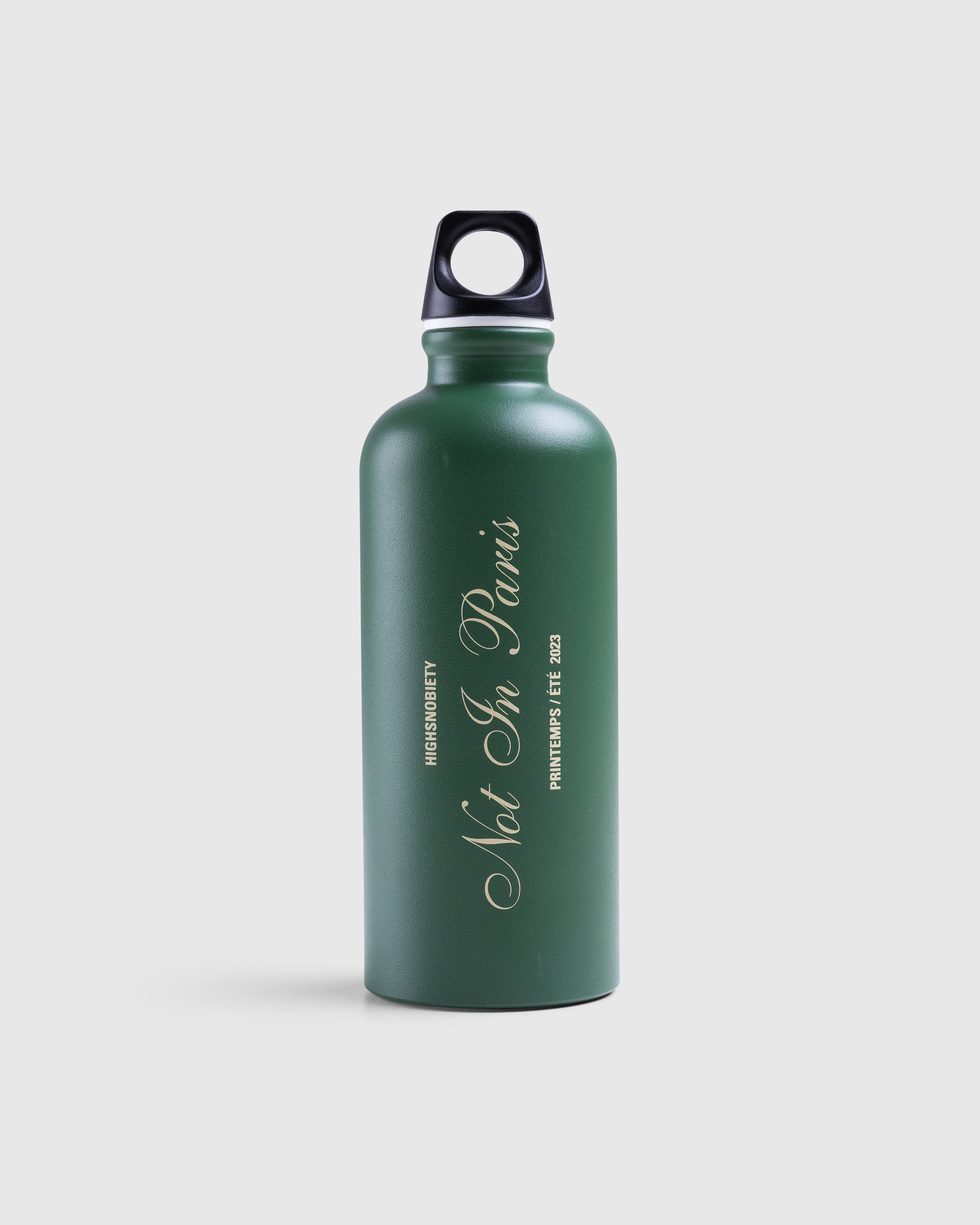 Highsnobiety - Not in Paris 5 SIGG Water Bottle - Lifestyle - Green - Image 1