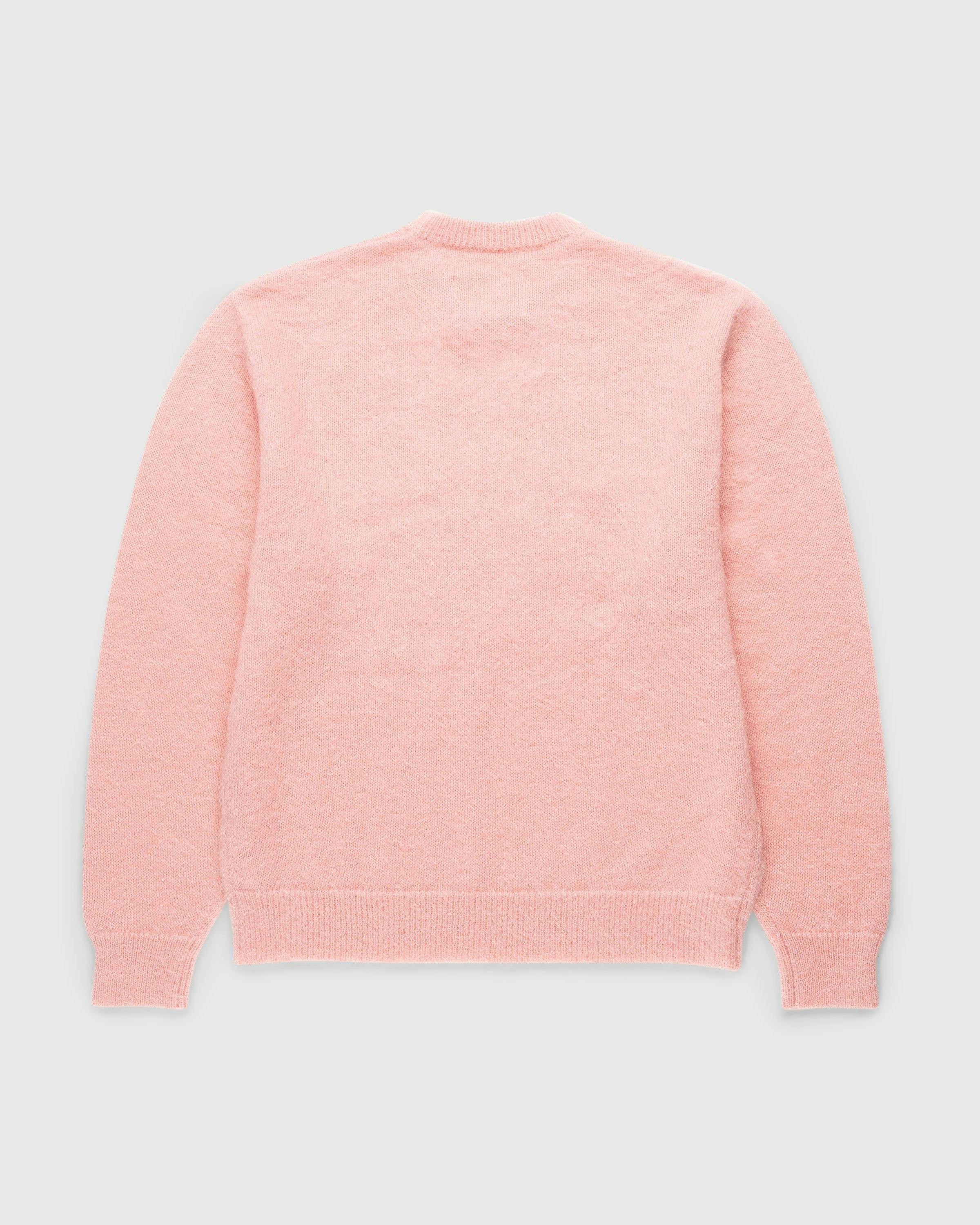 Highsnobiety x Sant Ambroeus - Pink Knit Crewneck - Clothing - Pink - Image 2