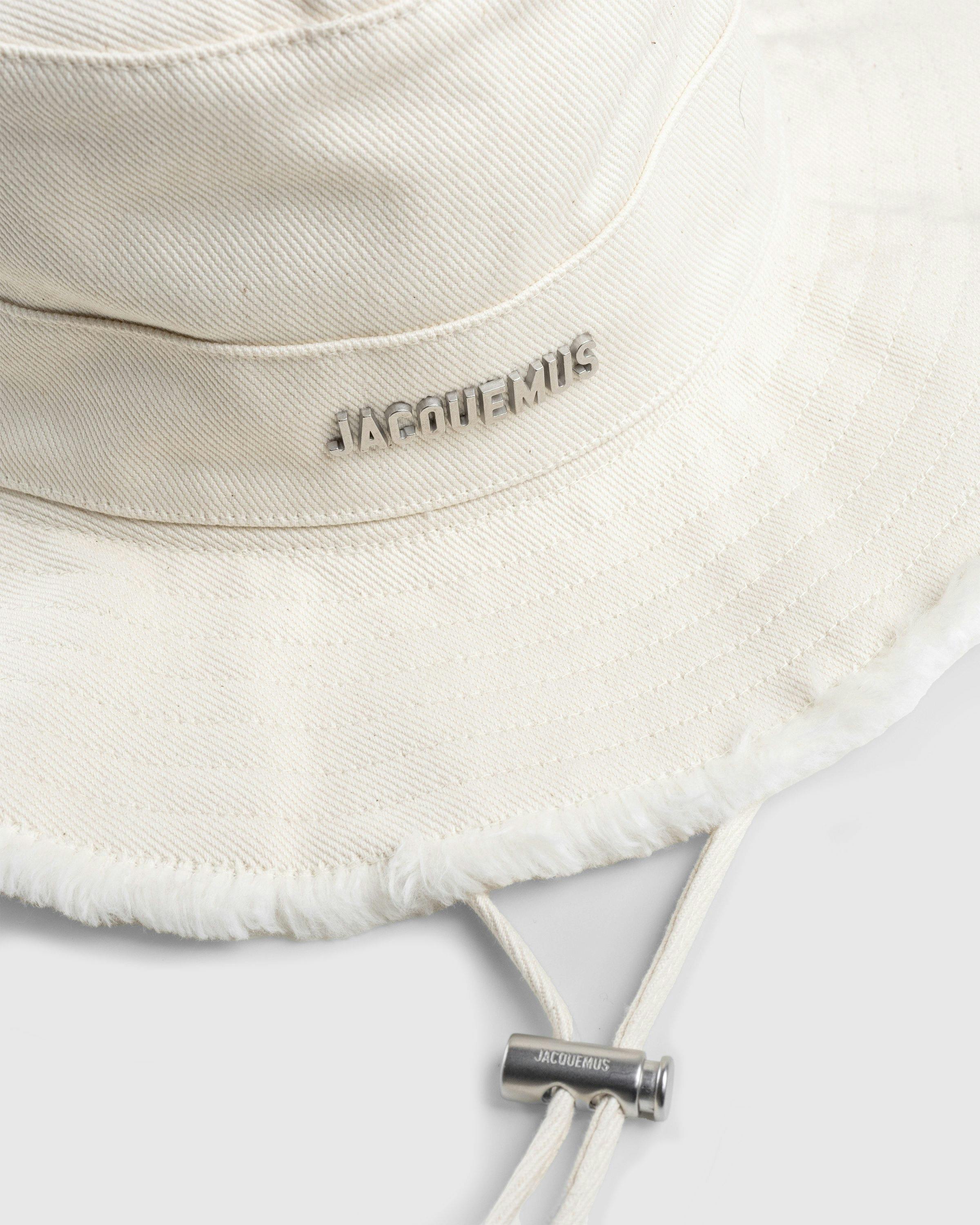 JACQUEMUS - Le Bob Artichaut Off-White - Accessories - White - Image 3