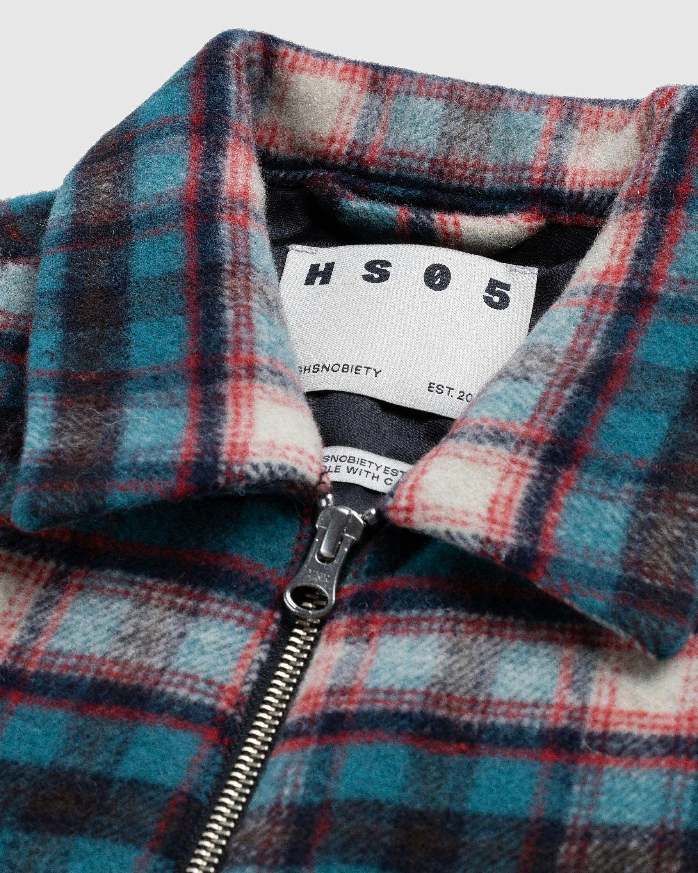 Highsnobiety HS05 - Shaggy Plaid Shirt Red/Blue - Clothing - Multi - Image 6